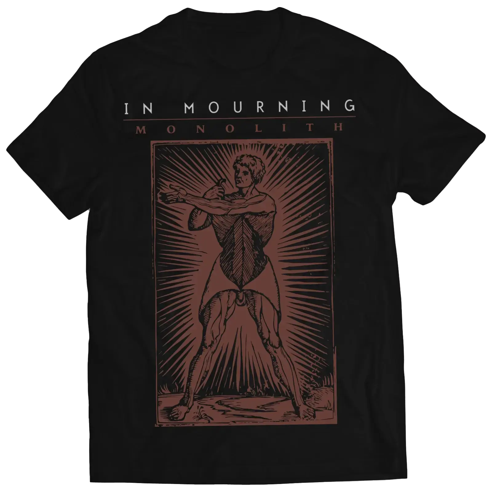 IN MOURNING · Monolith | T-SHIRT IN MOURNING · Monolith | T-SHIRT (Death Metal/Doom Metal/Progressive Metal Clothes)