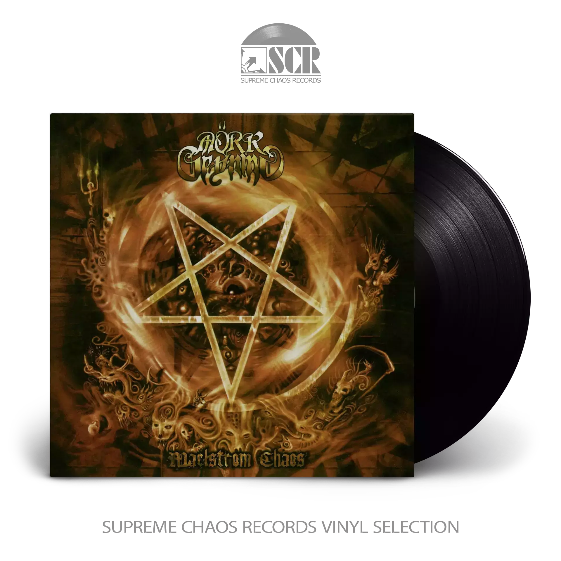 MÖRK GRYNING · Maelstrom Chaos | BLACK LP (Black Metal Vinyl)