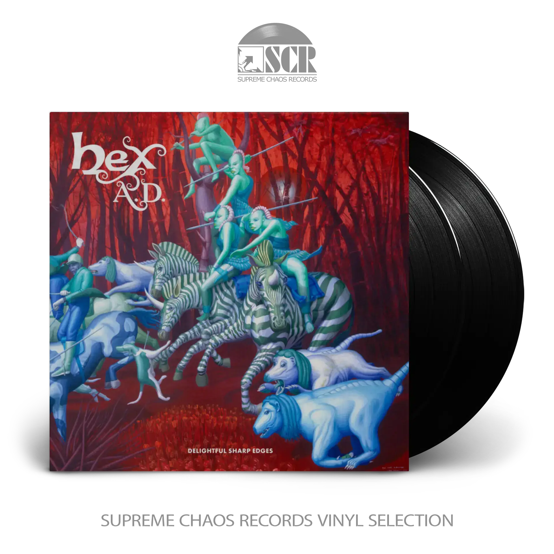 HEX A.D. · Delightful Sharp Edges | BLACK 2LP HEX A.D. · Delightful Sharp Edges | BLACK 2LP (Progressive Metal Vinyl)