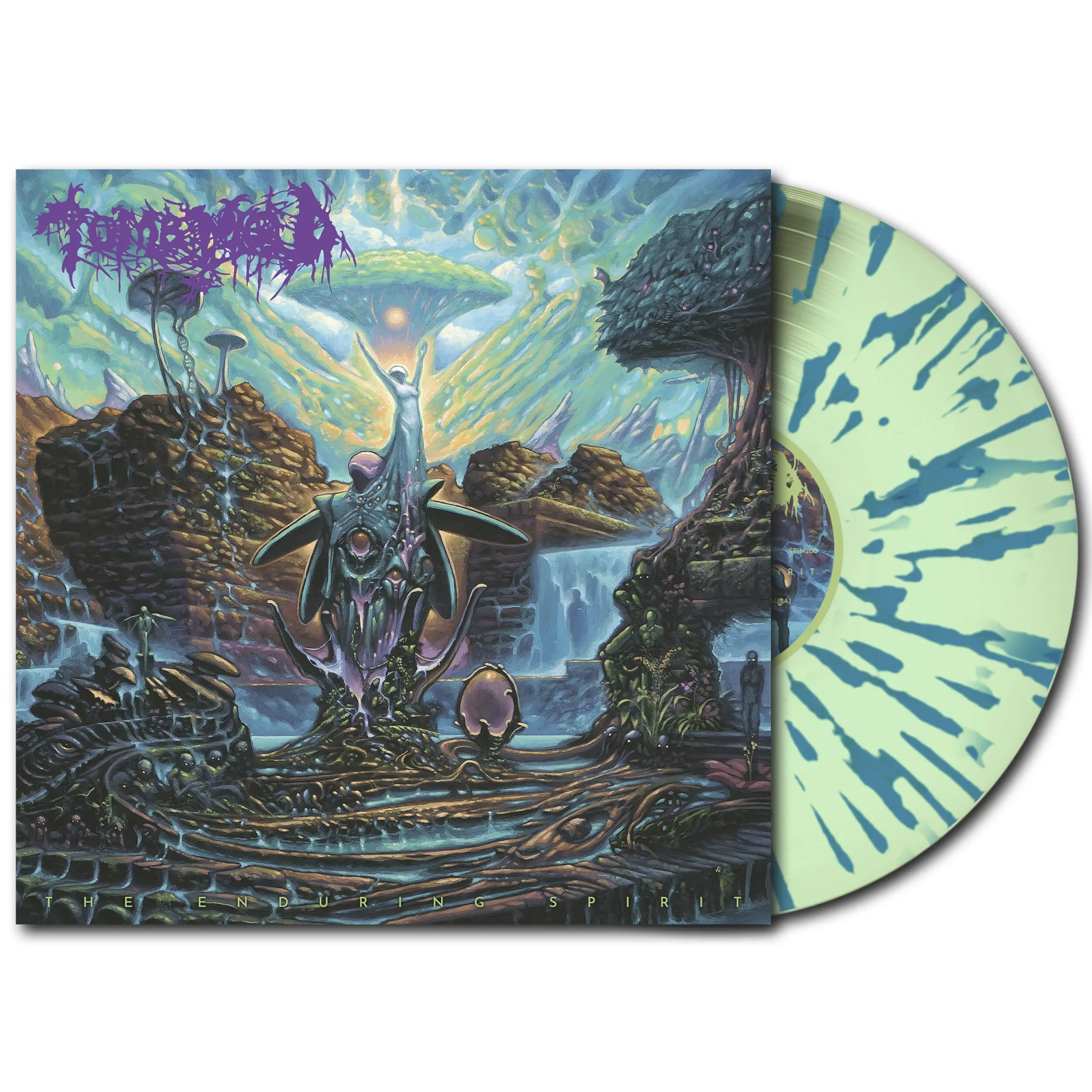 TOMB MOLD - The Enduring Spirit · MINT GREEN/AQUA BLUE SPLATTER LP