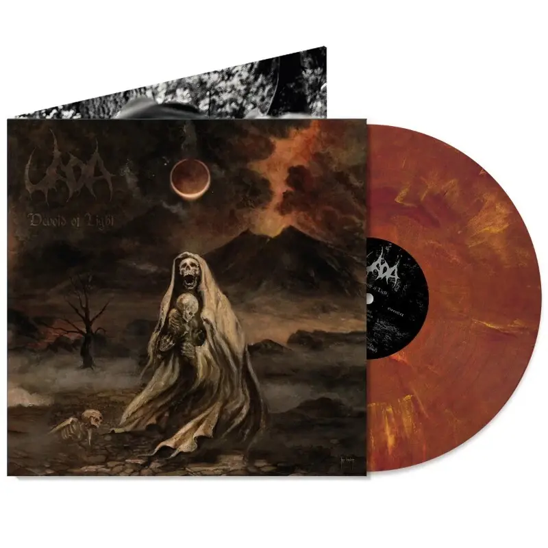 UADA · Devoid of Light (10th Anniversary Edition) | RED/GOLD LP (Black Metal Vinyl) · Picture 2