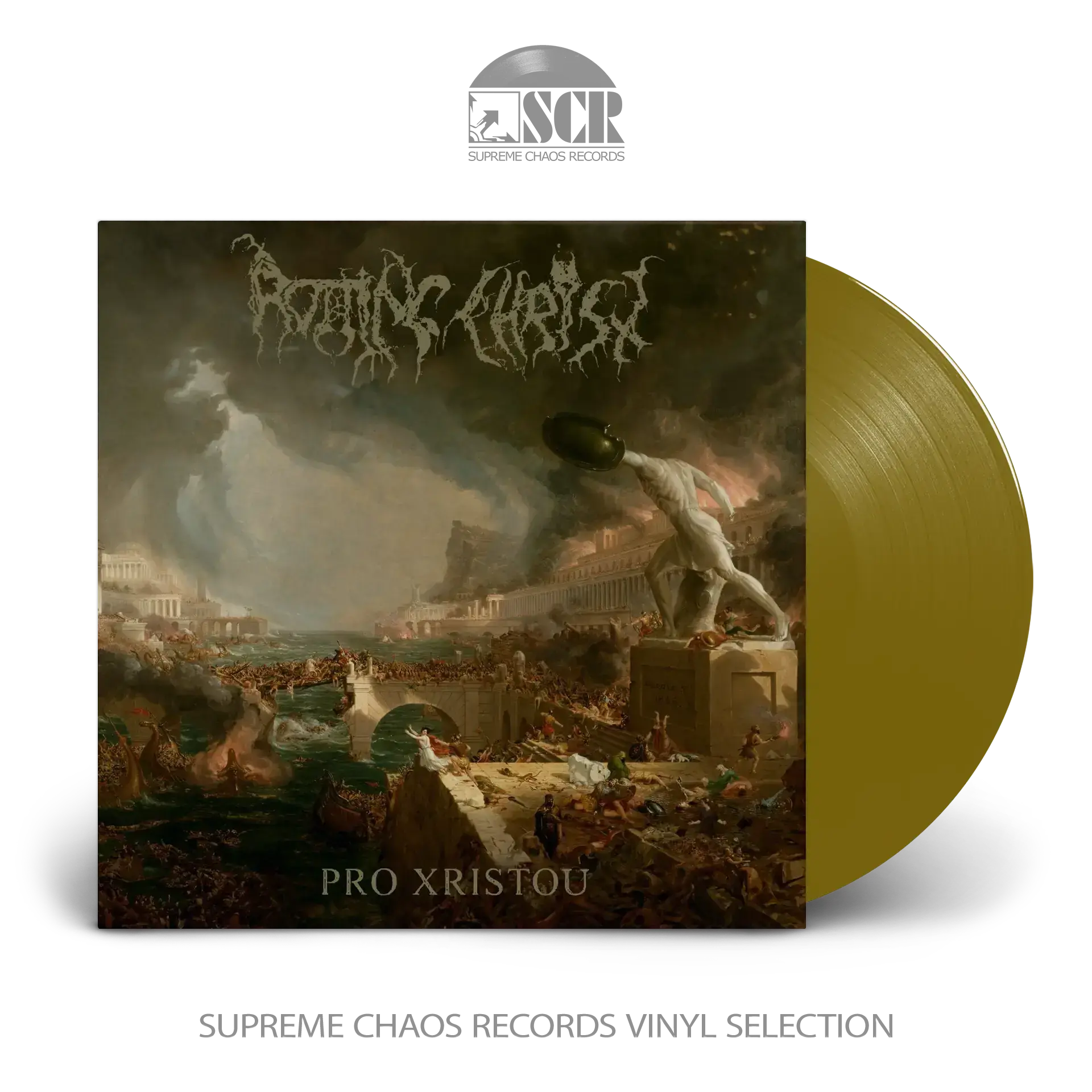 ROTTING CHRIST - Pro Xristou · GOLD LP ROTTING CHRIST - Pro Xristou · GOLD LP (Black Metal/Death Metal Vinyl)