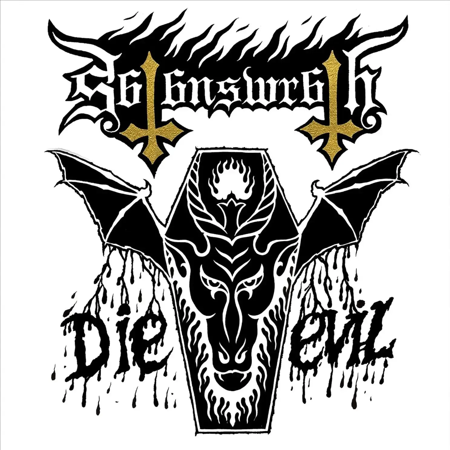 SATAN'S WRATH · Die Evil | BLACK LP (Black Metal Vinyl) · Picture 1