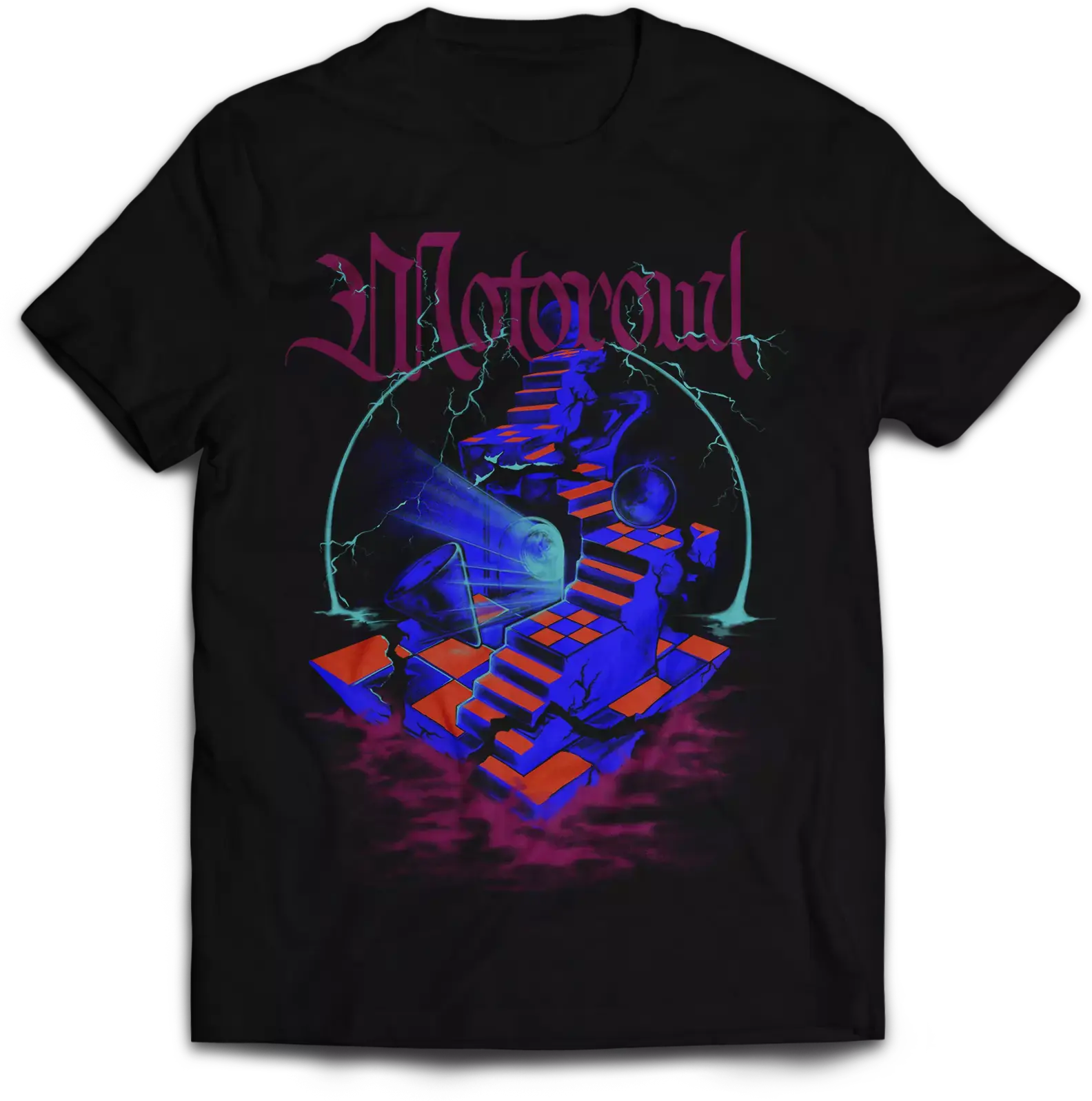 MOTOROWL - This House has no Center · ORANGE/BLACK LP+SHIRT BUNDLE 1