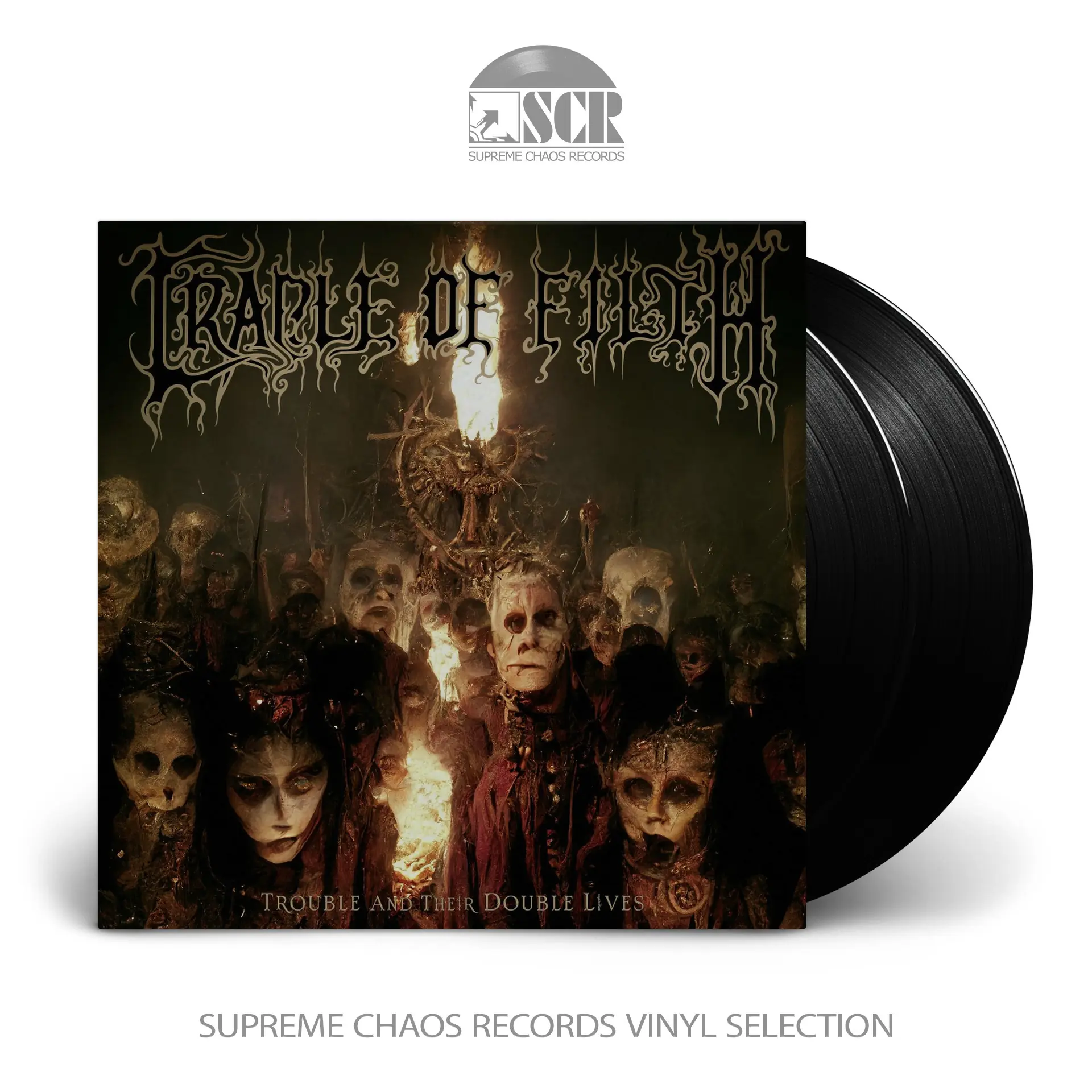 CRADLE OF FILTH - Trouble And Their Double Lives · BLACK 2LP CRADLE OF FILTH - Trouble And Their Double Lives · BLACK 2LP (Gothic Metal/Black Metal Vinyl)