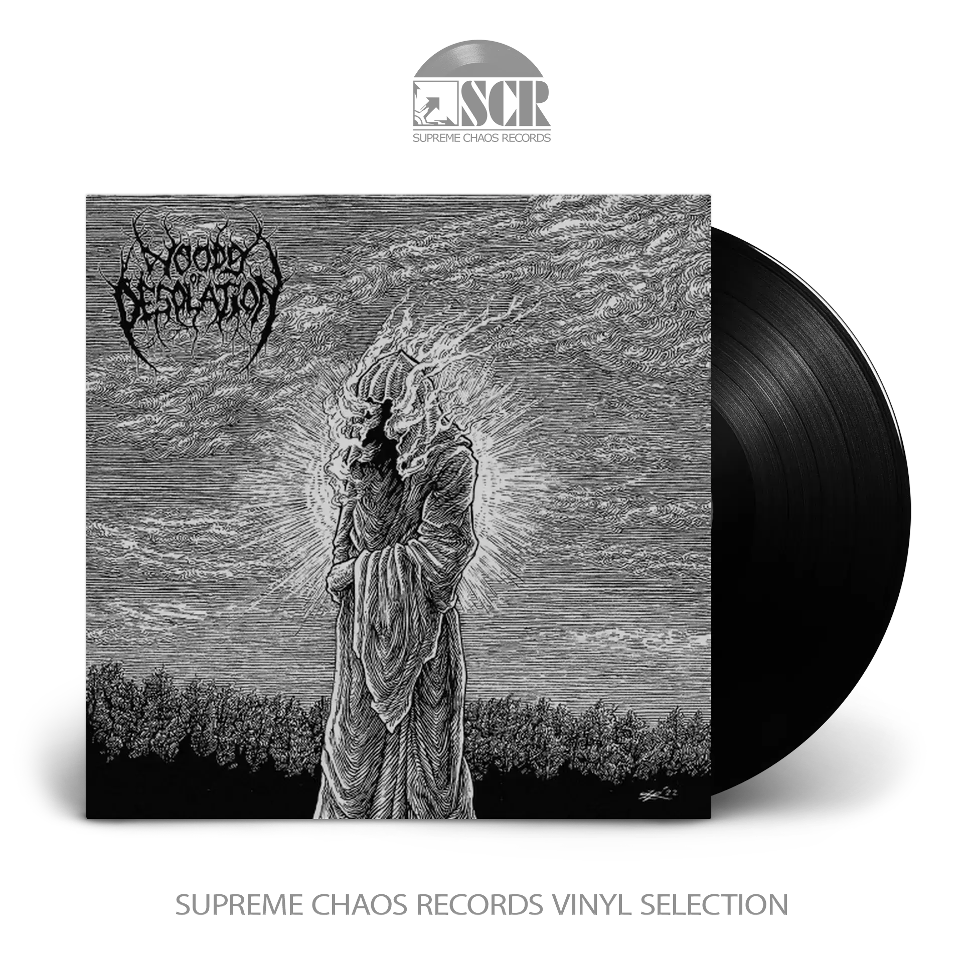 WOODS OF DESOLATION · Toward The Depths | BLACK LP WOODS OF DESOLATION · Toward The Depths | BLACK LP (Black Metal Vinyl)