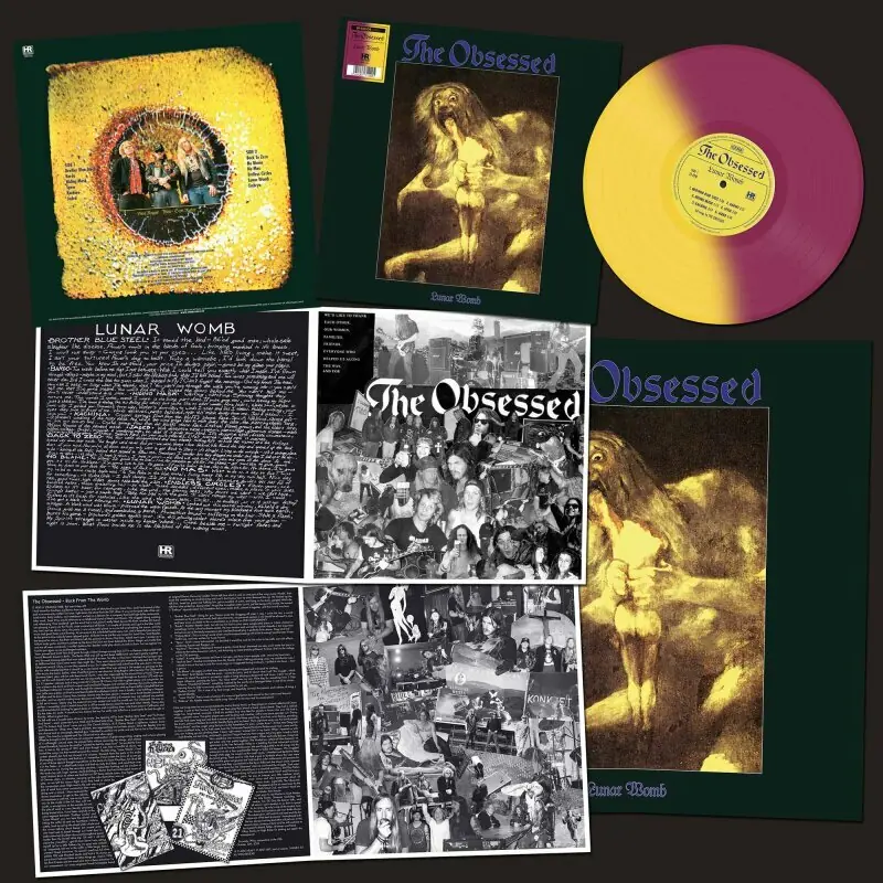 THE OBSESSED - Lunar Womb · PURPLE/MUSTARD LP
