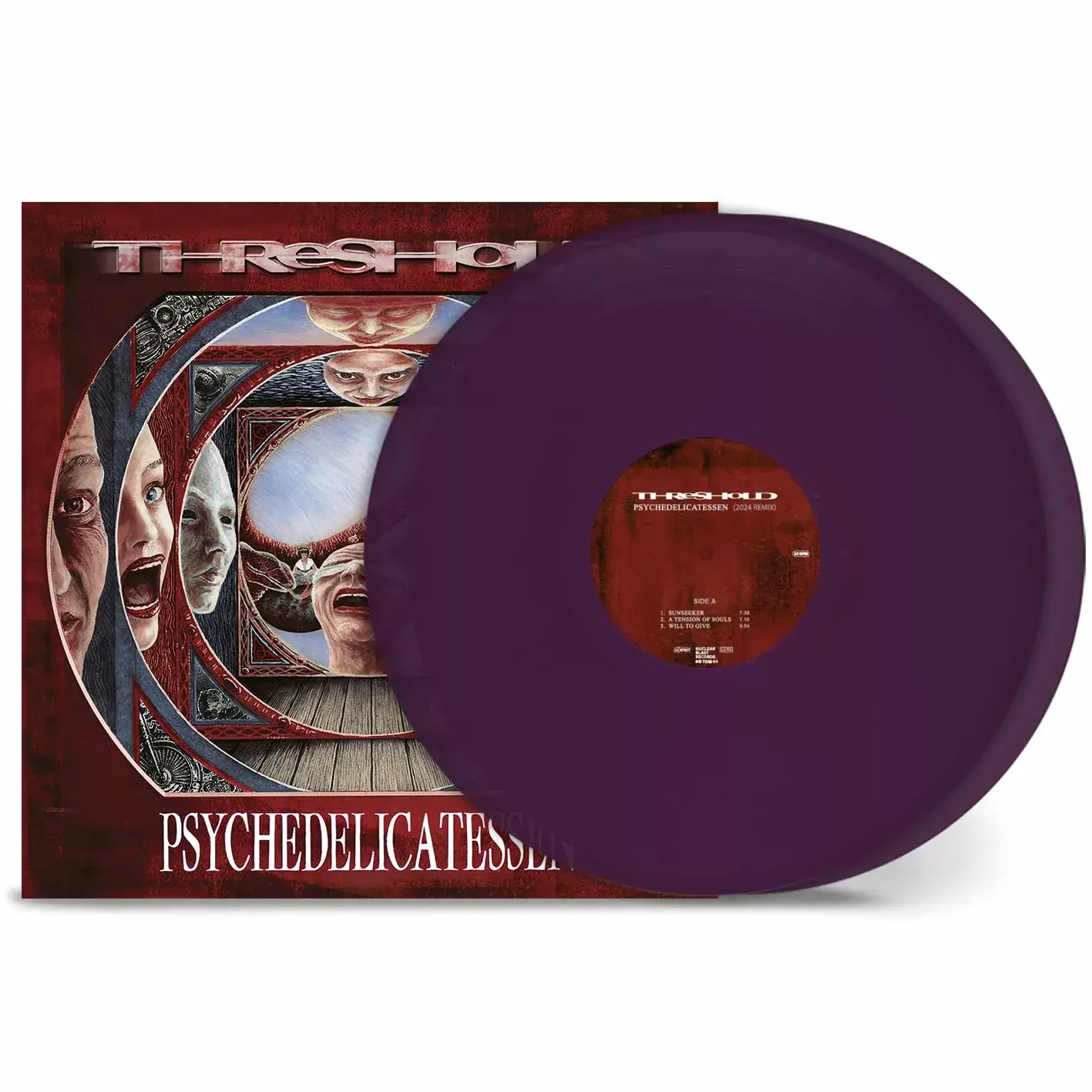 THRESHOLD - Psychedelicatessen (Remixed & Remastered) · TRANSPARENT VIOLET DLP