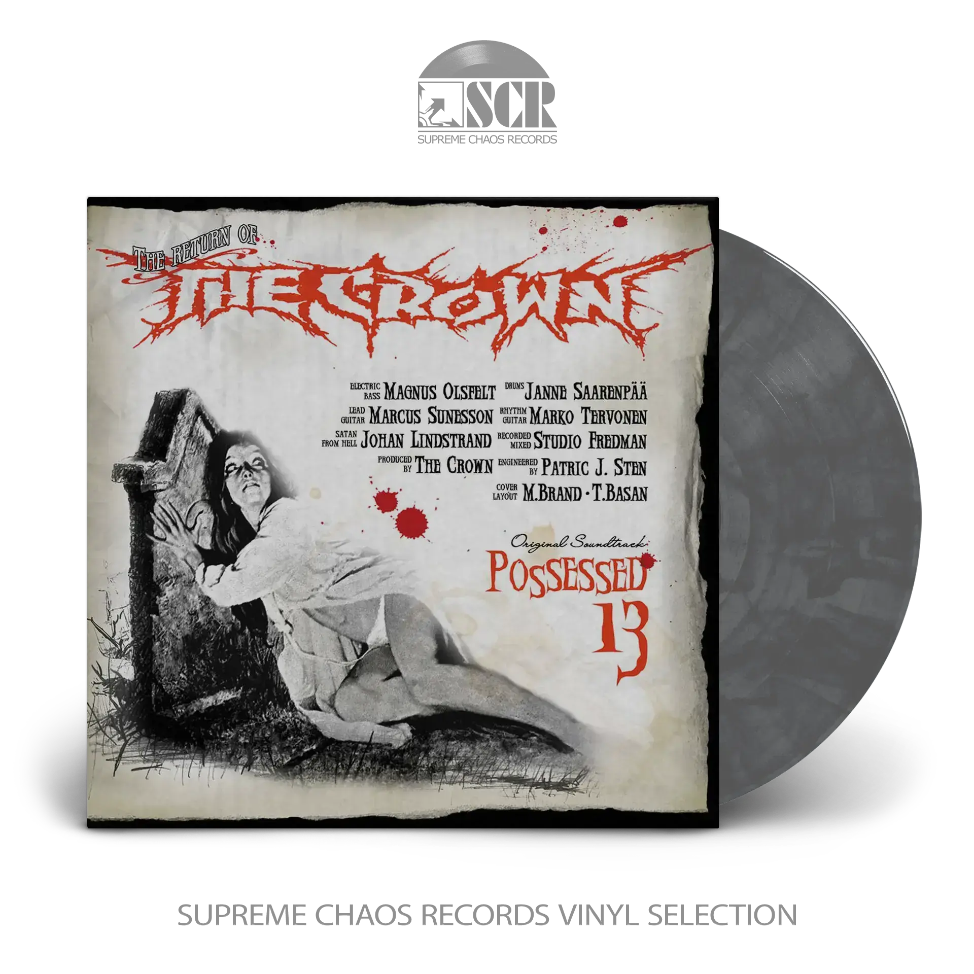 THE CROWN - Possessed 13 · GREY LP (Death Metal Vinyl)