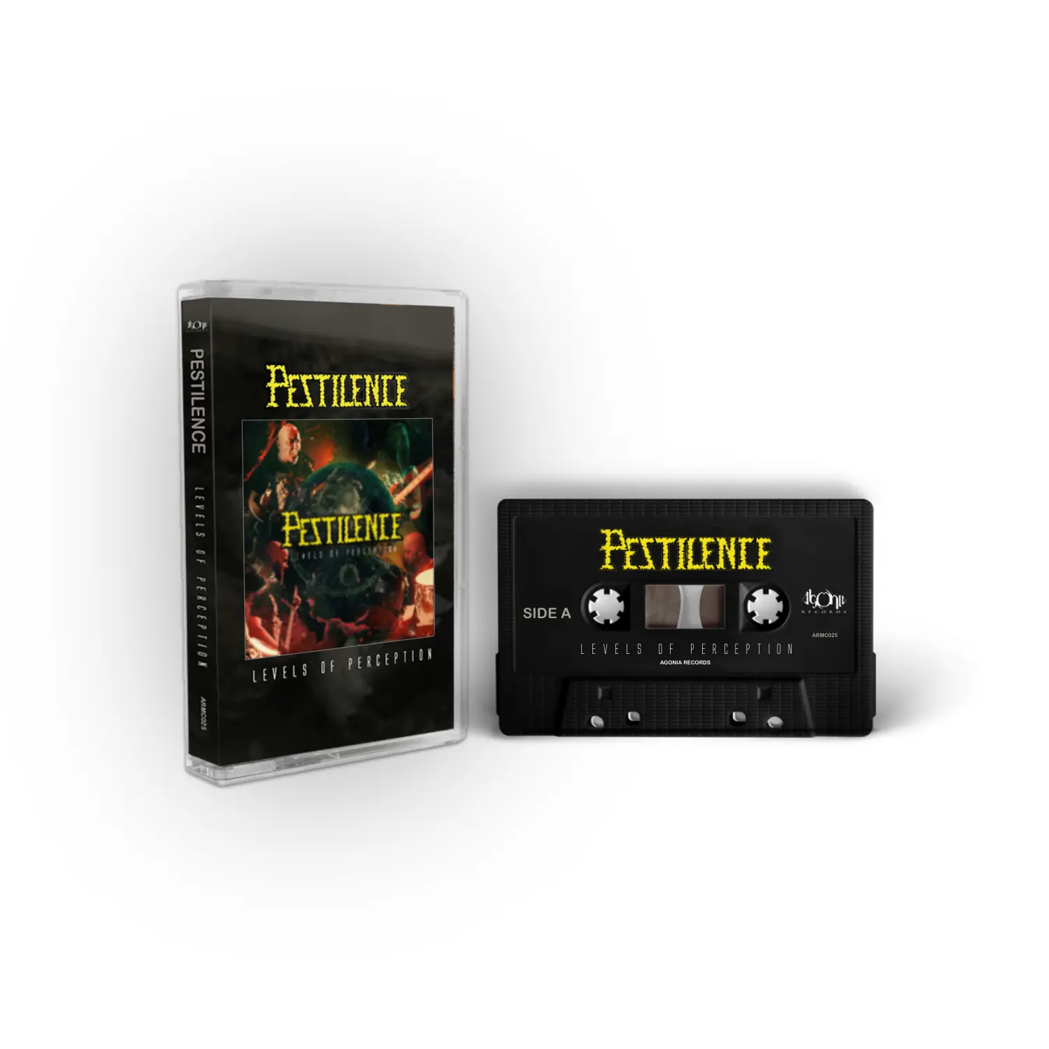 PESTILENCE - Levels of Perception · BLACK TAPE PESTILENCE - Levels of Perception · BLACK TAPE (Death Metal Tapes)
