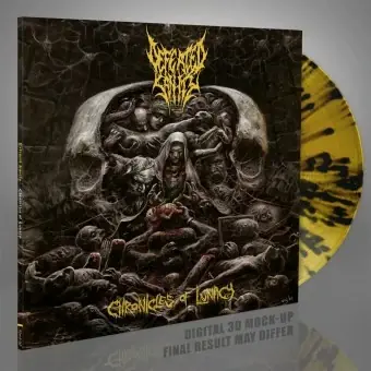 DEFEATED SANITY - Chronicles Of Lunacy · TRANSPARENT YELLOW/BLACK SPLATTER LP