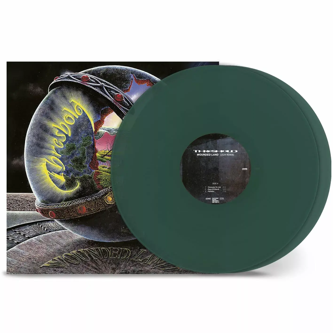 THRESHOLD · Wounded Land (Remixed & Remastered) | TRANSPARENT GREEN 2LP THRESHOLD · Wounded Land (Remixed & Remastered) | TRANSPARENT GREEN 2LP (Progressive Metal Vinyl)