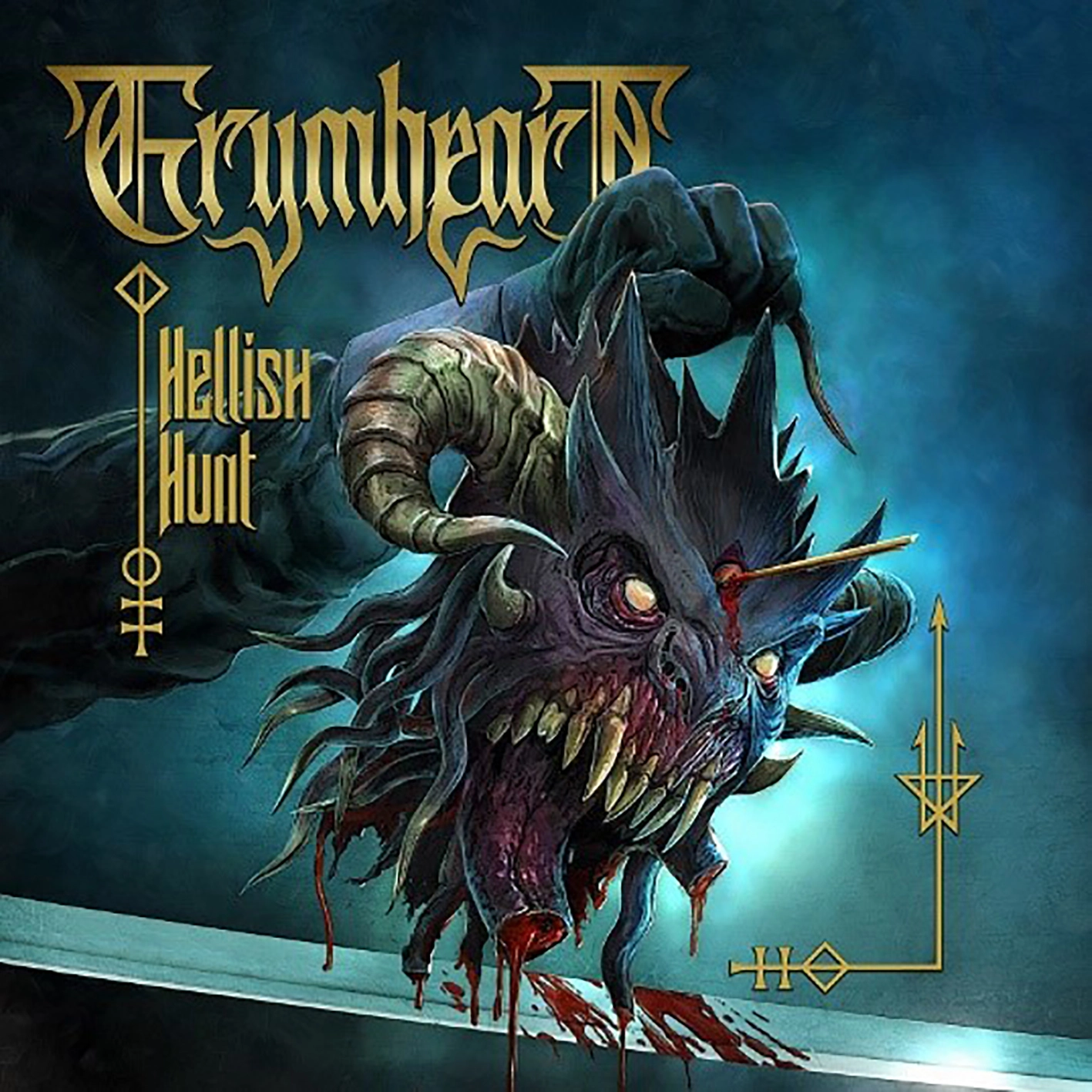 GRYMHEART · Hellish Hunt | DIGIPAK CD GRYMHEART · Hellish Hunt | DIGIPAK CD (Melodic Death Metal CDs)