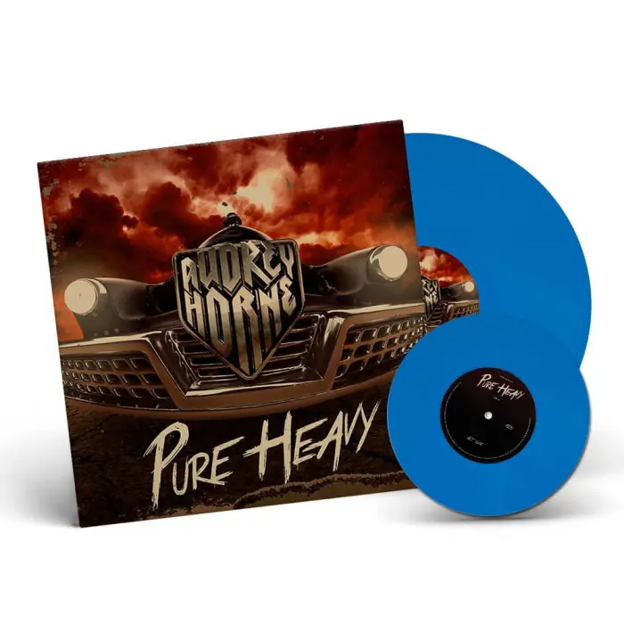 AUDREY HORNE · Pure Heavy | BLUE LP+7" EP AUDREY HORNE · Pure Heavy | BLUE LP+7" EP (Hard Rock Vinyl)