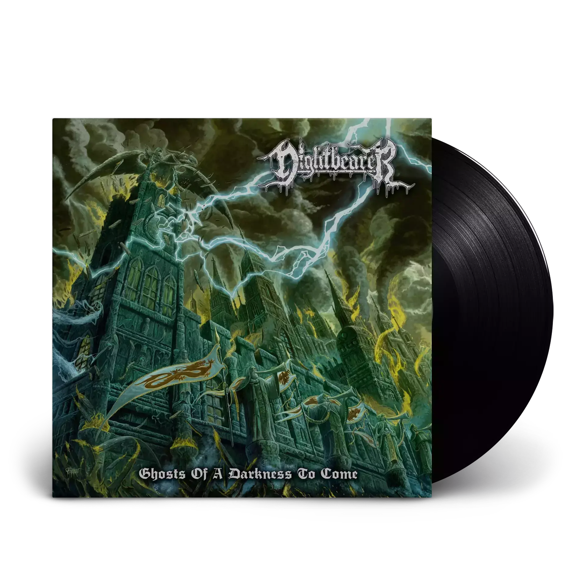 NIGHTBEARER · Ghosts of a Darkness to Come | BLACK LP (Death Metal Vinyl)