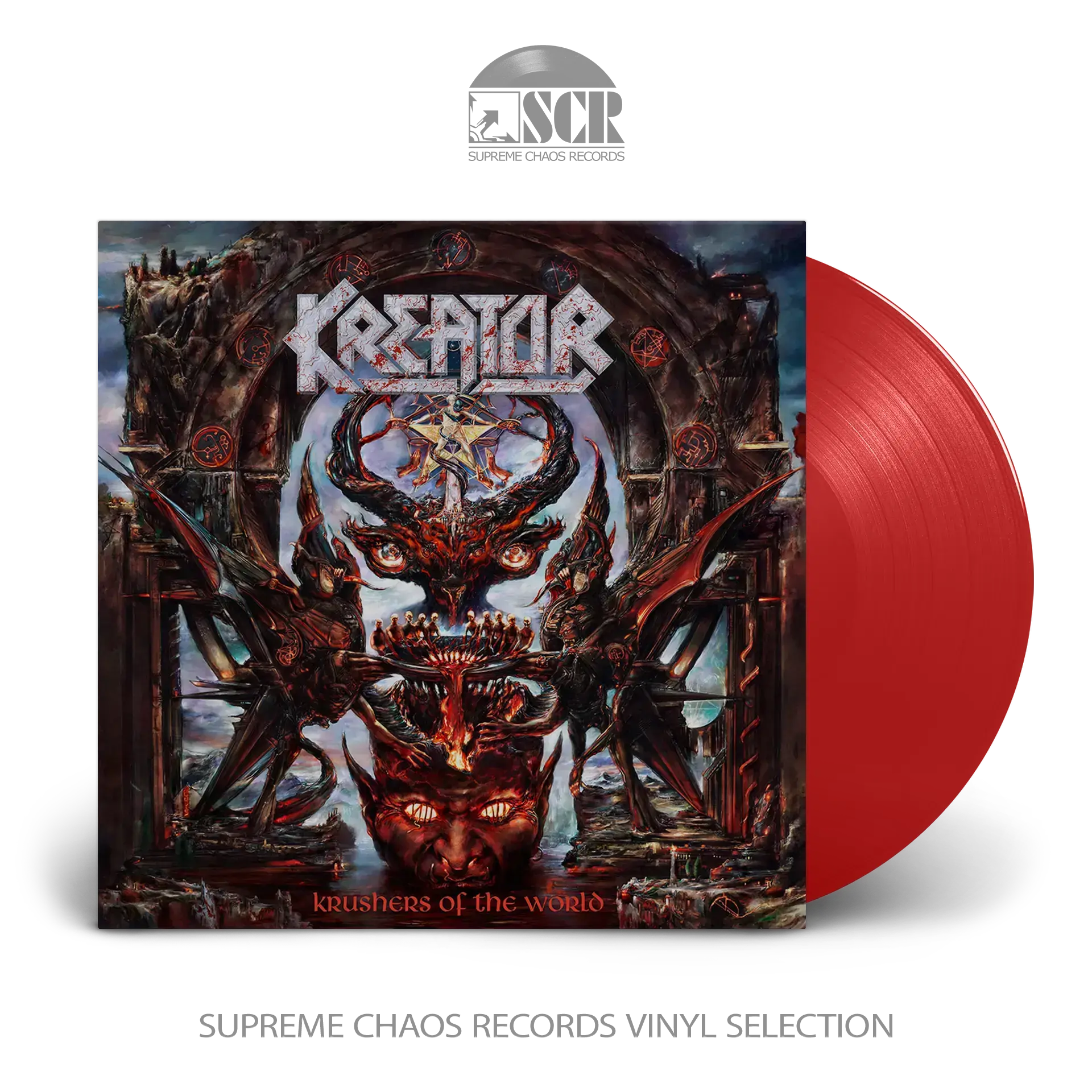 KREATOR - Krushers Of The World · RED LP KREATOR - Krushers Of The World · RED LP (Thrash Metal Vinyl)