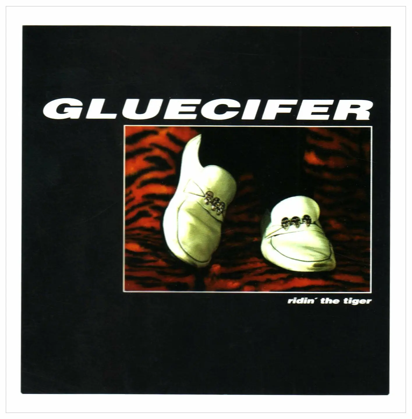 GLUECIFER - Ridin' The Tiger · SOLID ORANGE LP (Hard Rock Vinyl) · Picture 1