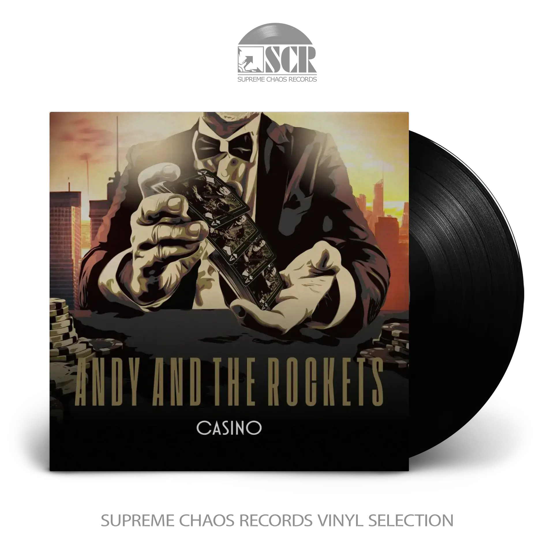 ANDY AND THE ROCKETS · Casino | BLACK LP ANDY AND THE ROCKETS · Casino | BLACK LP (Melodic Hard Rock Vinyl)