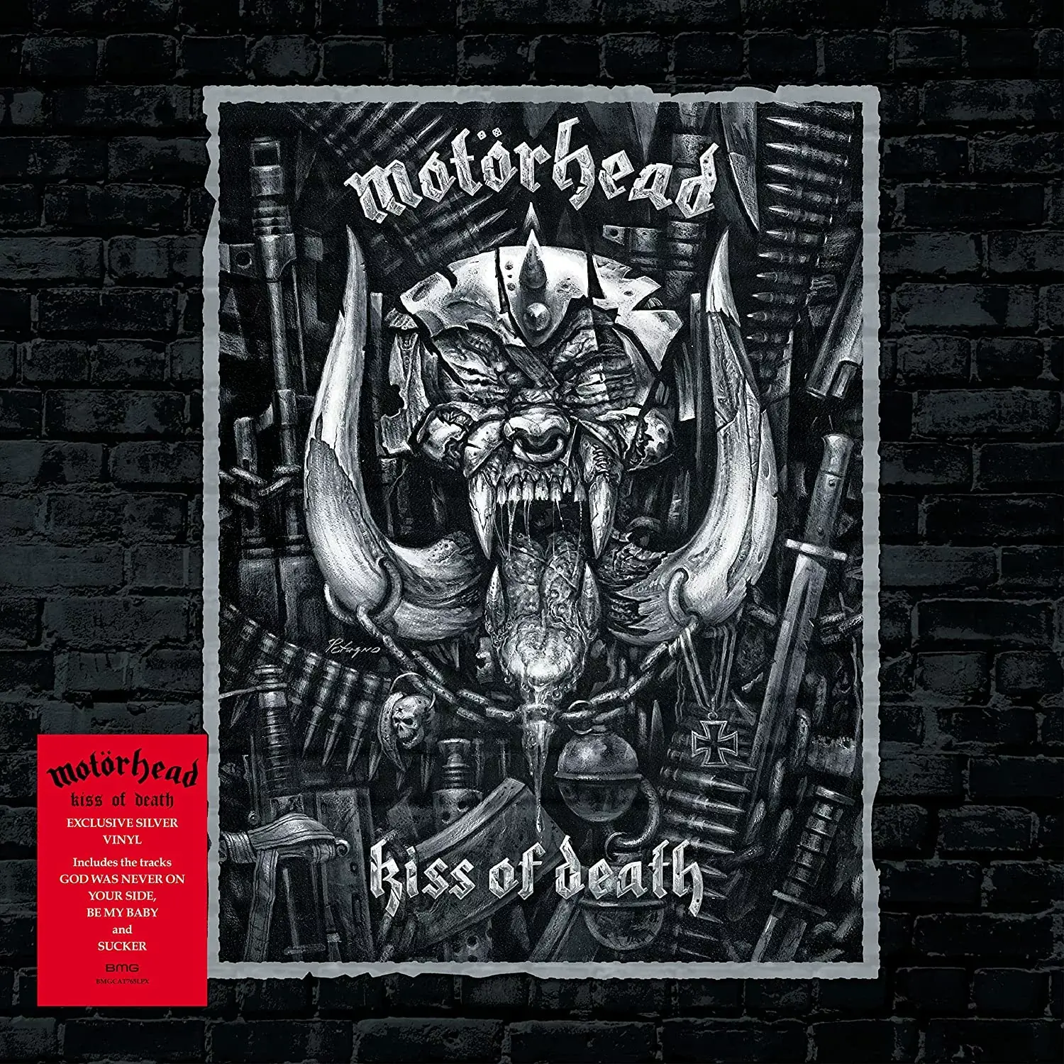 MOTÖRHEAD · Kiss Of Death | SILVER LP (Heavy Metal Vinyl) · Picture 1