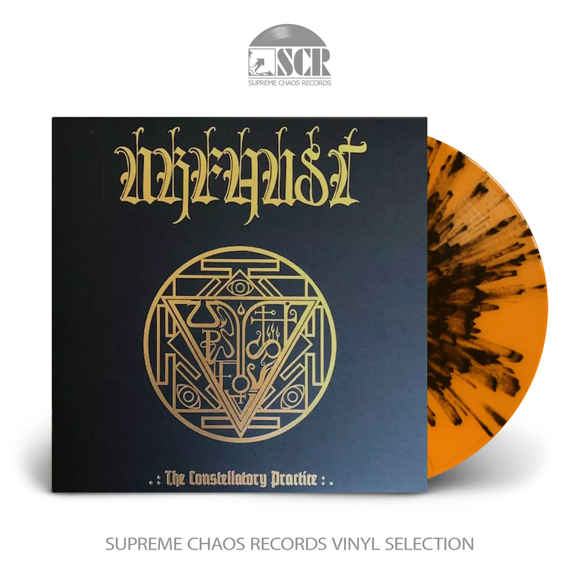 URFAUST - The Constellatory Practice · ORANGE/BLACK SPLATTER LP URFAUST - The Constellatory Practice · ORANGE/BLACK SPLATTER LP (Black Metal Vinyl)