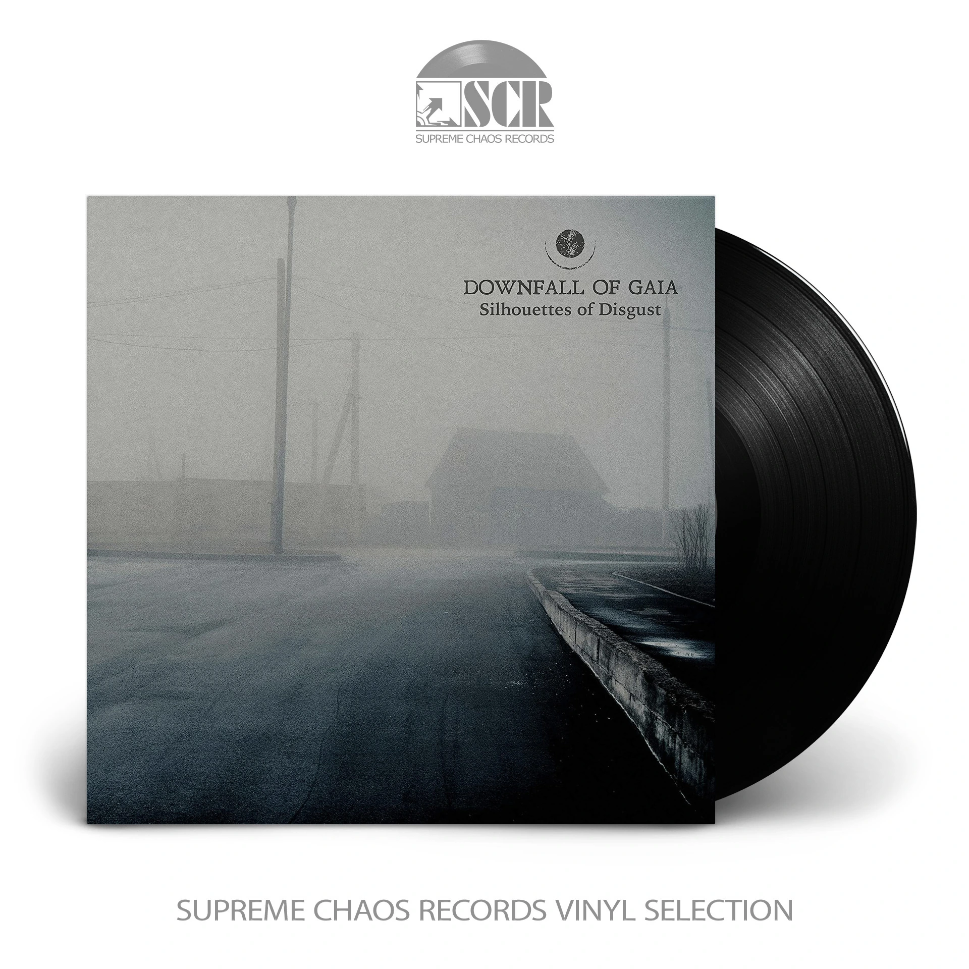 DOWNFALL OF GAIA · Silhouettes of Disgust | BLACK LP (Post Metal Vinyl)