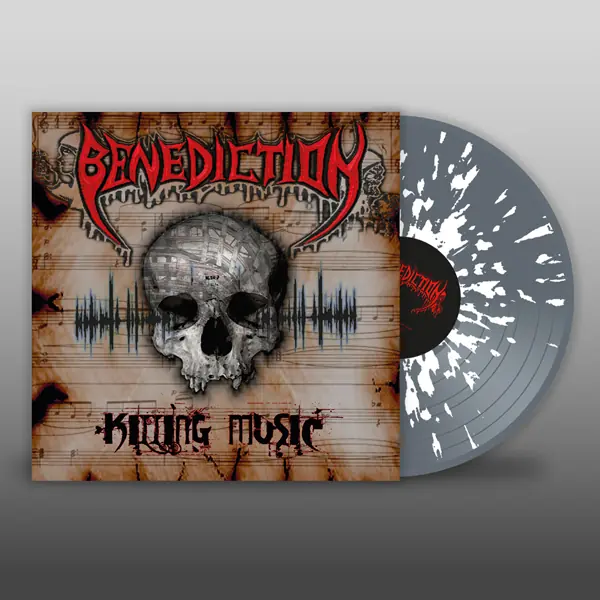 BENEDICTION - Killing Music · GREY/WHITE SPLATTER LP