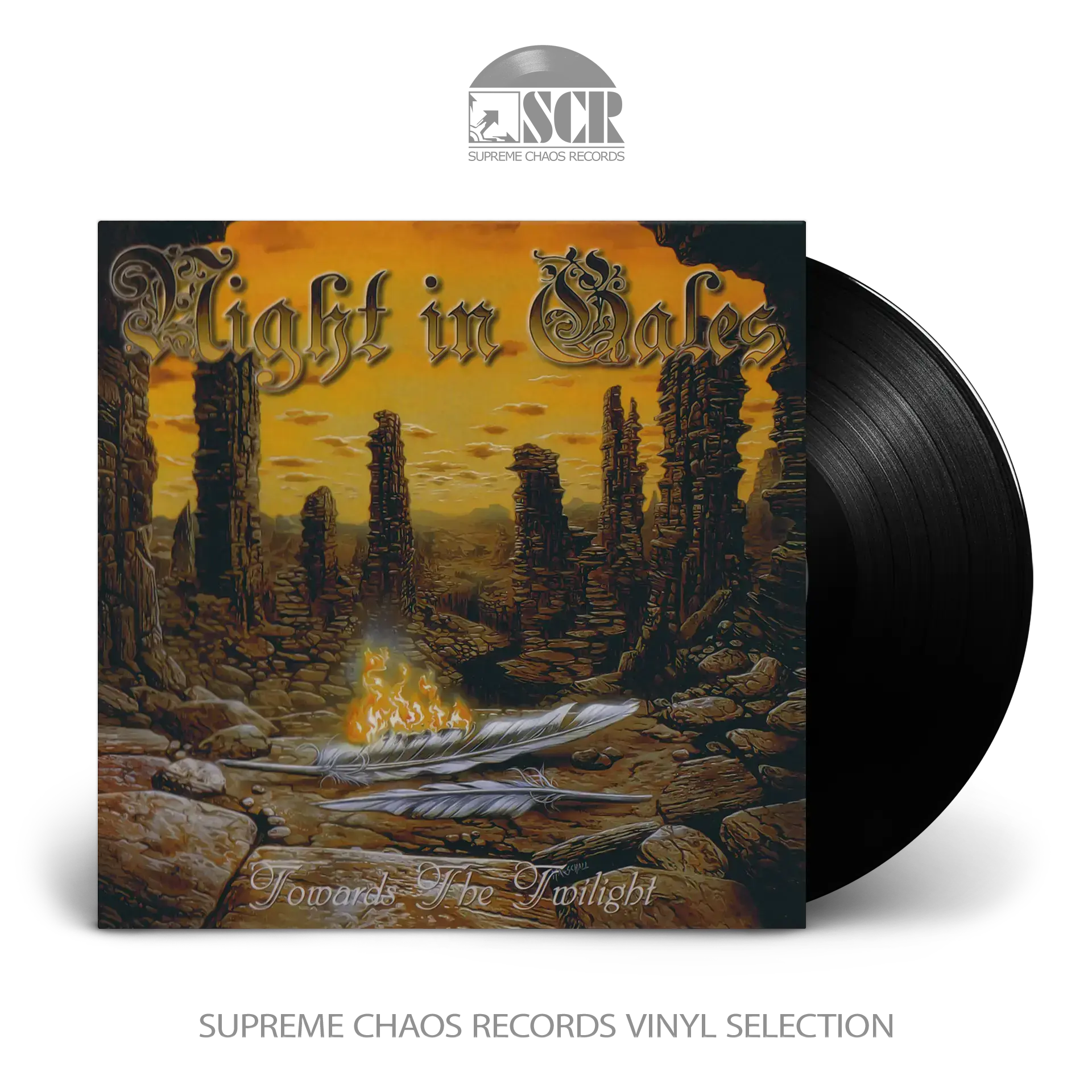 NIGHT IN GALES - Towards The Twilight · BLACK LP (Melodic Death Metal Vinyl)