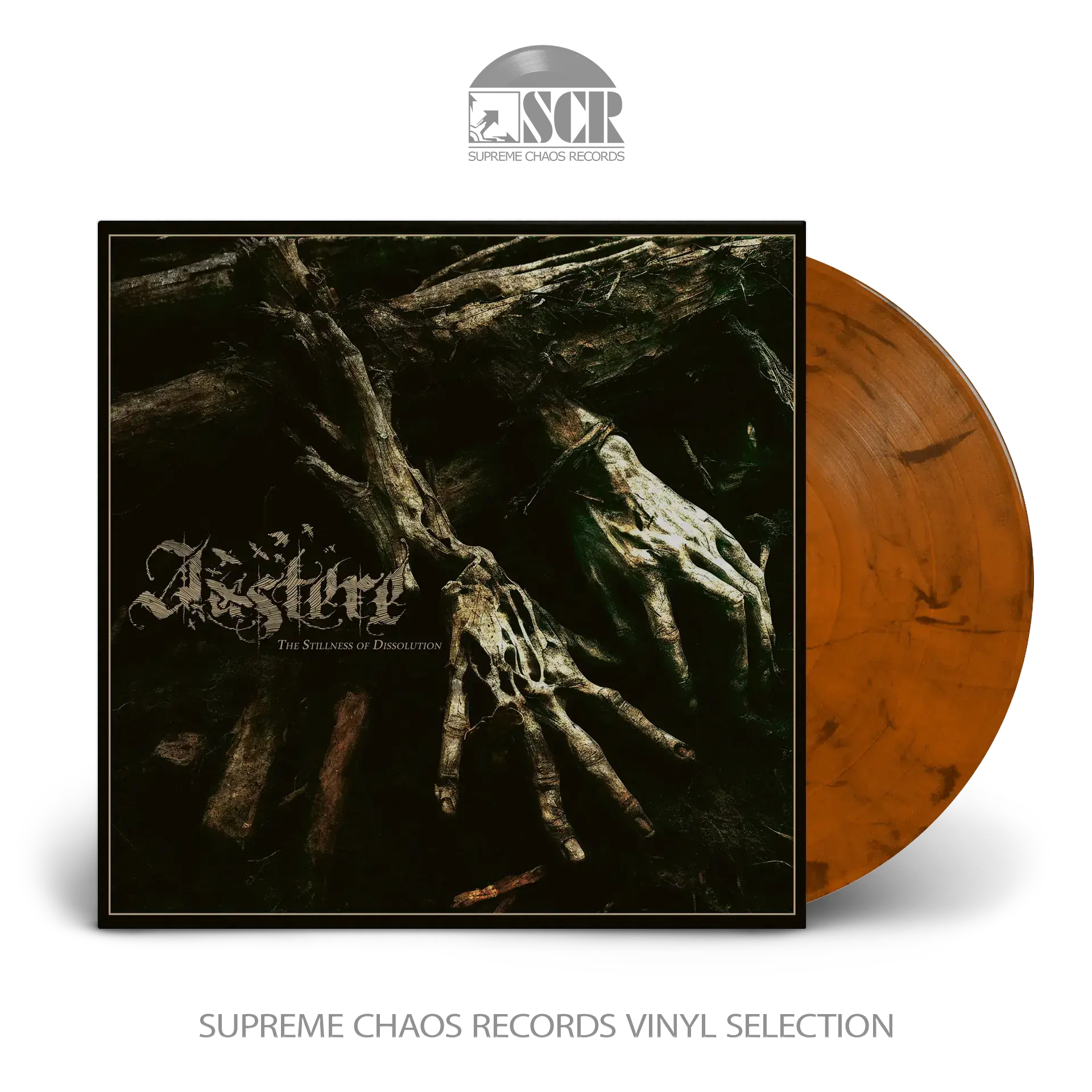 AUSTERE · The Stillness Of Dissolution | ORANGE/BLACK LP AUSTERE · The Stillness Of Dissolution | ORANGE/BLACK LP (Black Metal Vinyl)