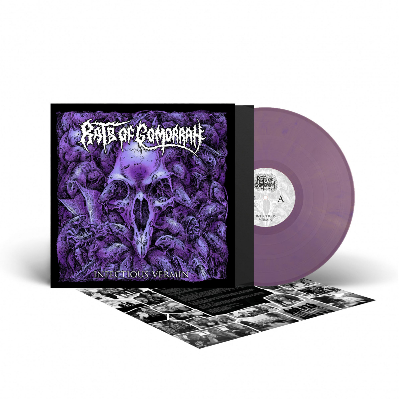 RATS OF GOMORRAH · Infectious Vermin | PURPLE/GOLD MARBLED LP (Death Metal Vinyl)