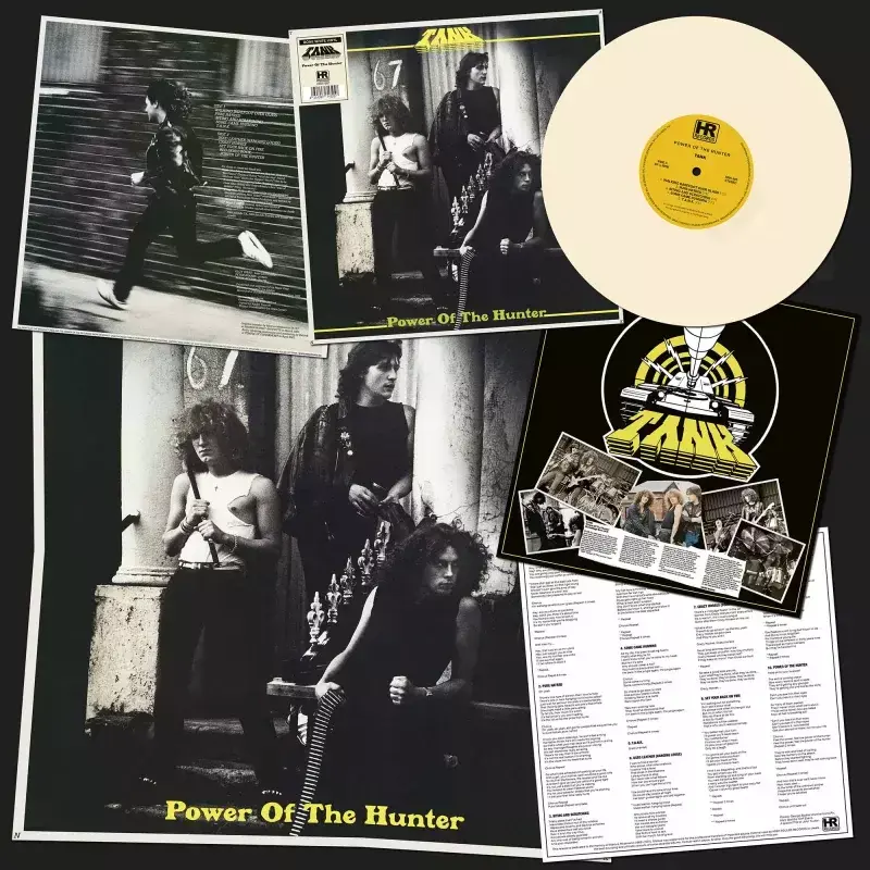 TANK · Power of the Hunter (Regular Edition) | BONE LP TANK · Power of the Hunter (Regular Edition) | BONE LP (Heavy Metal Vinyl)