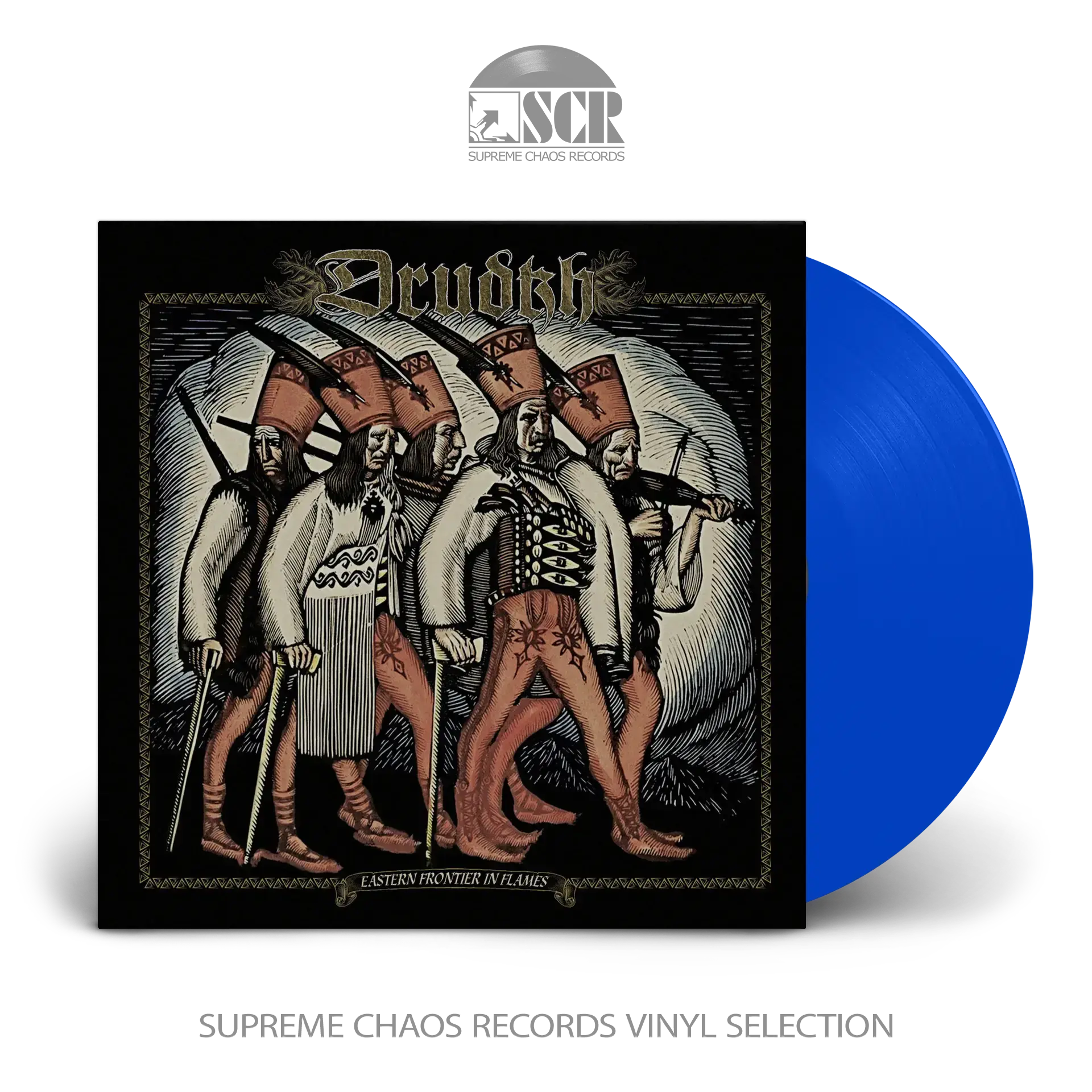 DRUDKH · Eastern Frontier In Flames (B-Stock) | BLUE LP (Black Metal Vinyl)