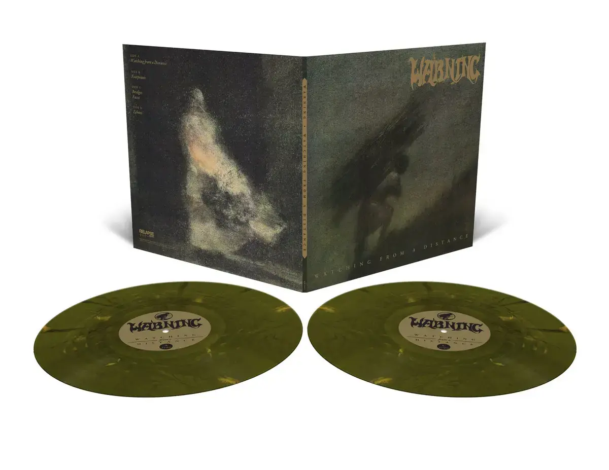 WARNING · Watching From A Distance | BROWN/BLACK 2LP (Doom Metal/Heavy Metal Vinyl) · Picture 2