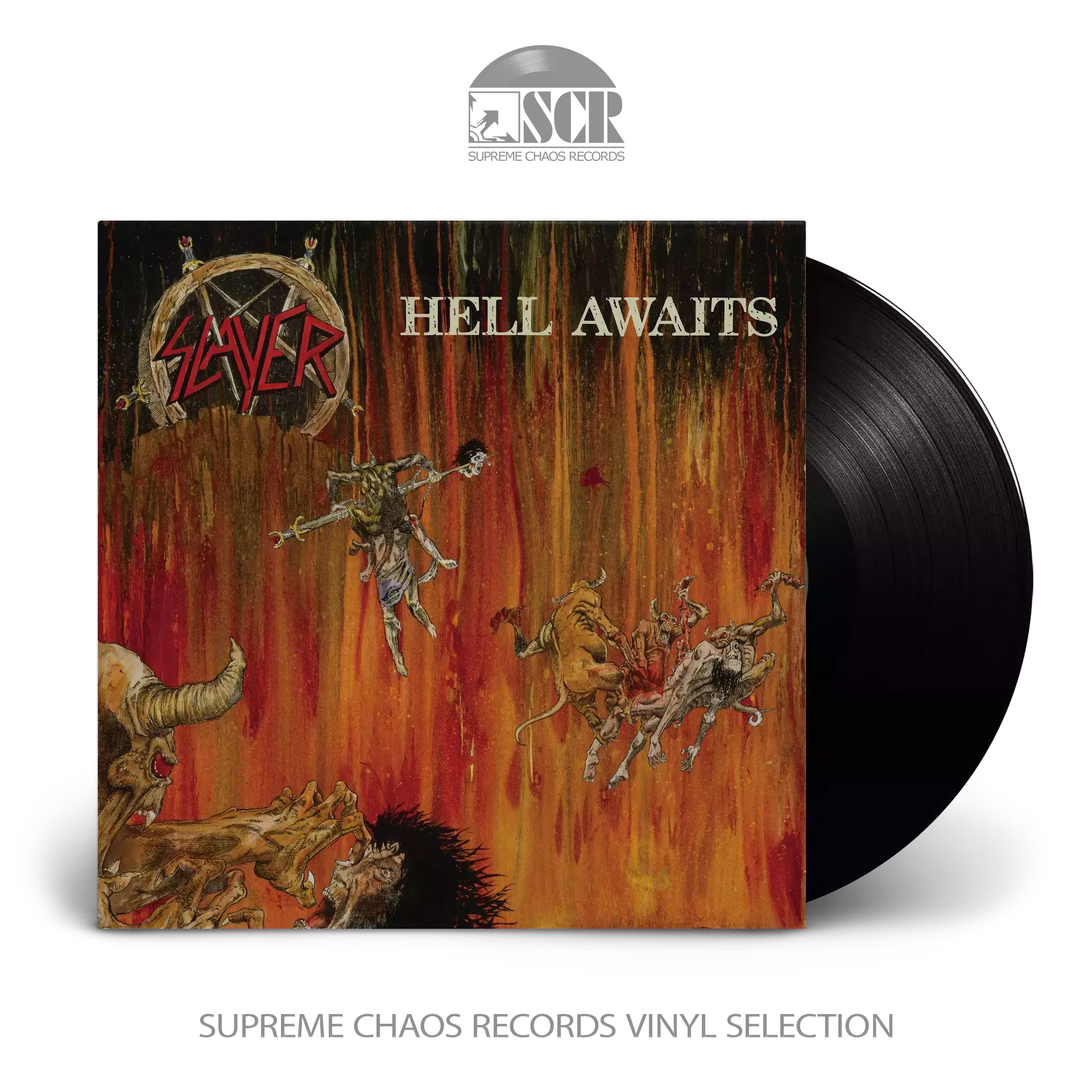 SLAYER · Hell Awaits | BLACK LP SLAYER · Hell Awaits | BLACK LP (Thrash Metal Vinyl)