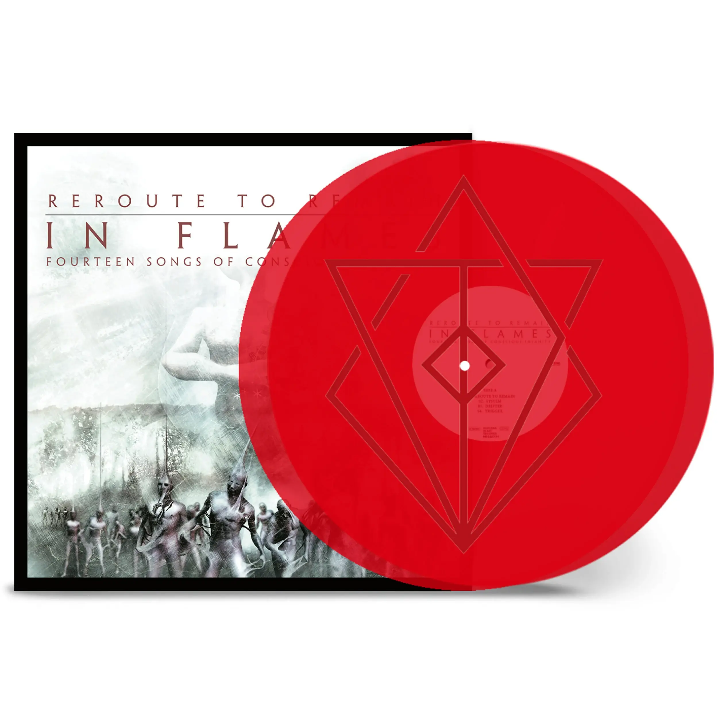 IN FLAMES - Reroute To Remain · TRANSPARENT RED DLP