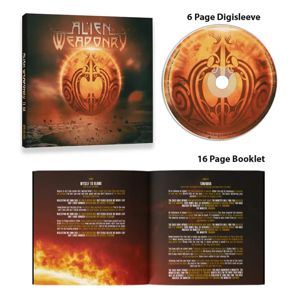 ALIEN WEAPONRY - Te Rä · DIGIPAK CD · Picture 1 ALIEN WEAPONRY - Te Rä · DIGIPAK CD (Thrash Metal CDs) · Picture 1