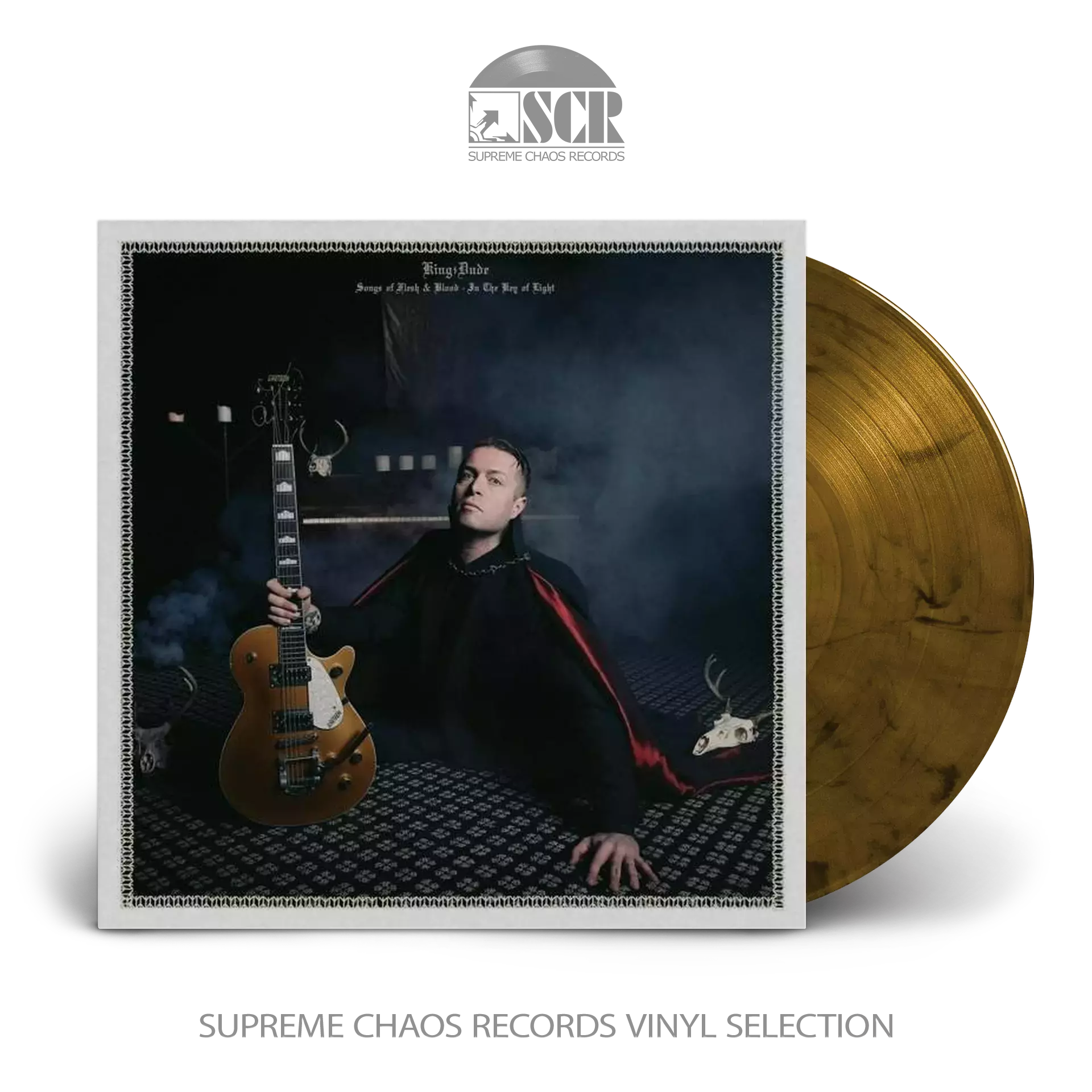 KING DUDE - Songs Of Flesh & Blood - In The Key Of Light [AMBER MARBLED LP]