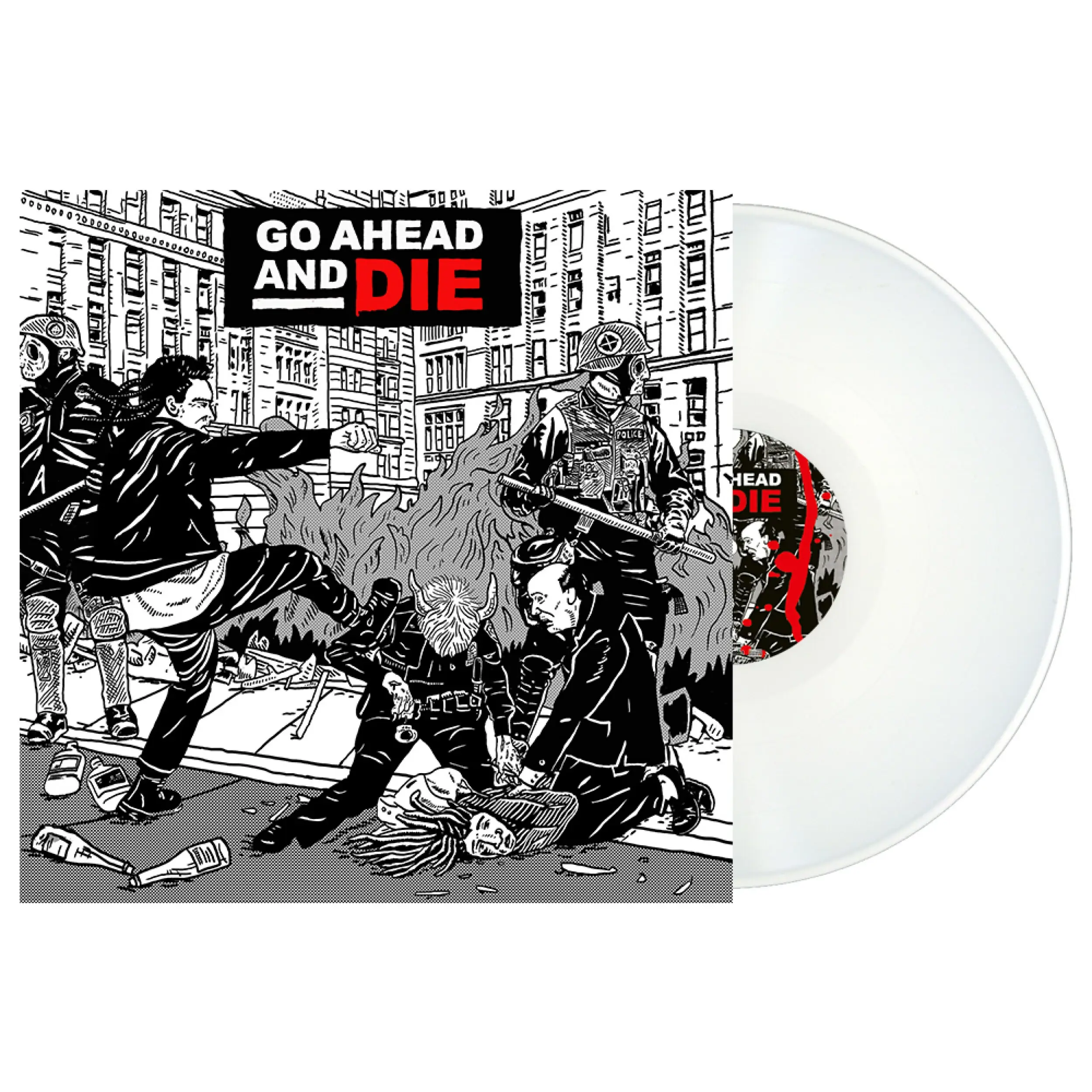 GO AHEAD AND DIE · Go Ahead And Die [WHITE] | LP (Hard Rock Vinyl)