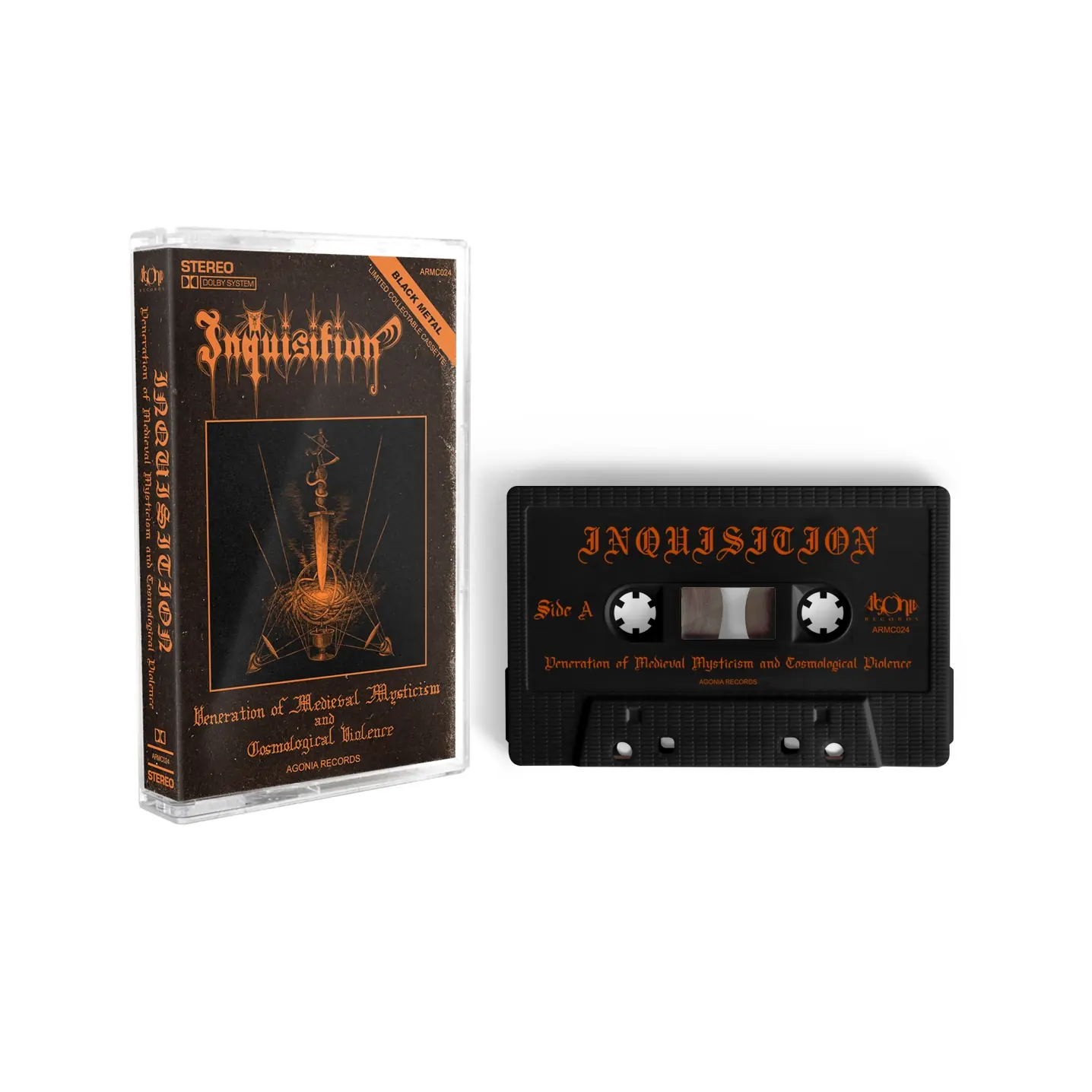 INQUISITION · Veneration of Medieval Mysticism and Cosmological Violence | BLACK TAPE INQUISITION · Veneration of Medieval Mysticism and Cosmological Violence | BLACK TAPE (Black Metal Tapes)