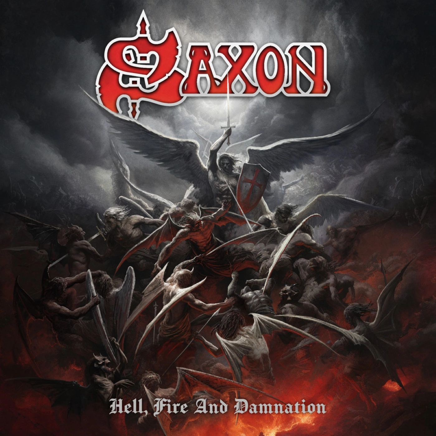 SAXON · Hell, Fire And Damnation | BLACK LP · Picture 1 SAXON · Hell, Fire And Damnation | BLACK LP (Heavy Metal Vinyl) · Picture 1