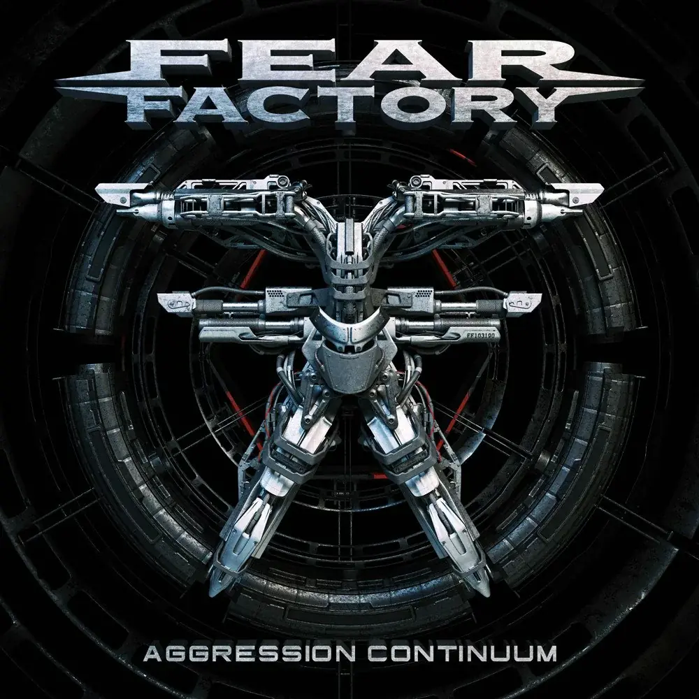 FEAR FACTORY · Aggression Continuum | BLACK 2LP (Industrial Metal Vinyl) · Picture 1