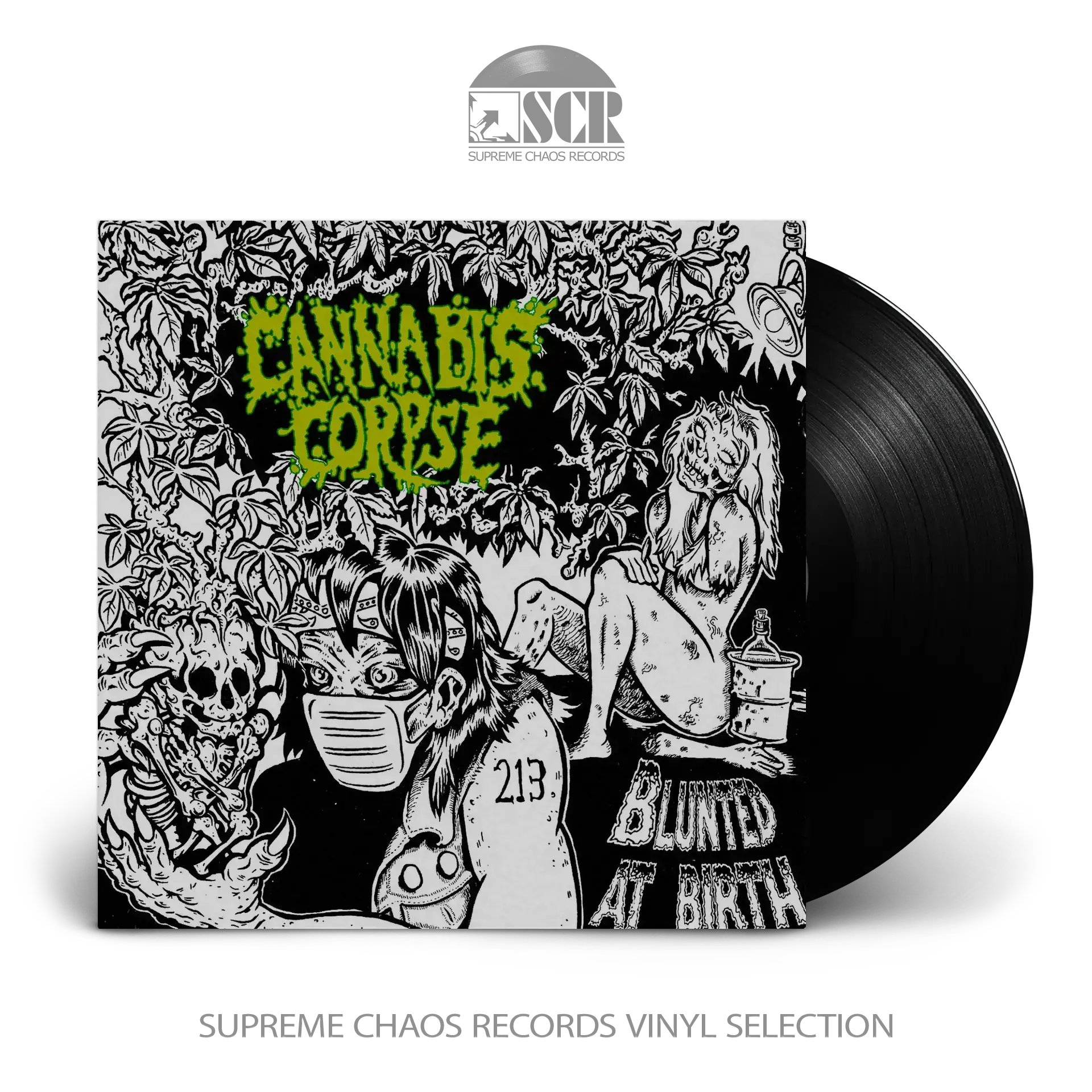 CANNABIS CORPSE - Blunted At Birth · BLACK LP (Death Metal Vinyl)