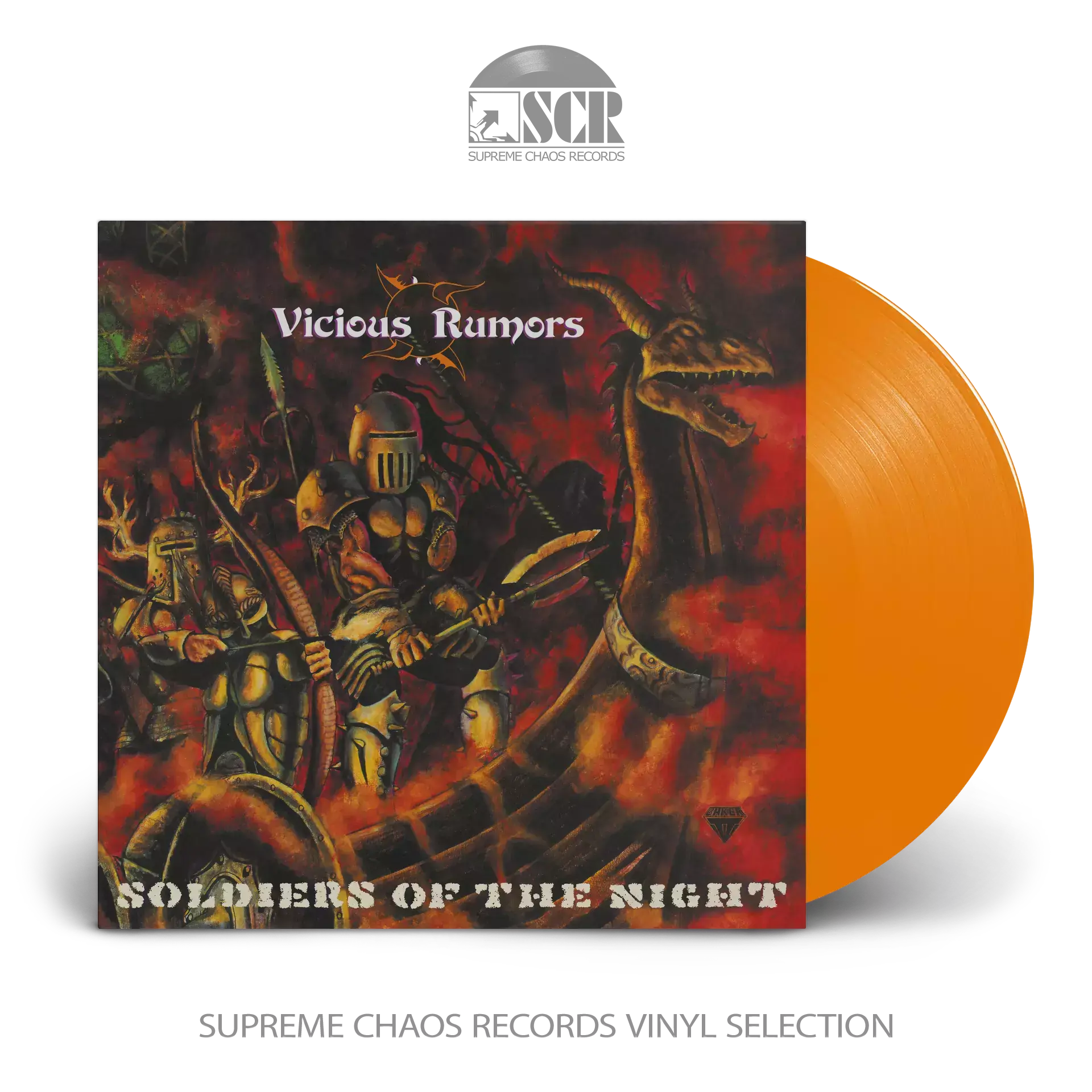VICIOUS RUMORS - Soldiers Of The Night (Re-Issue) · TRANSPARENT ORANGE LP