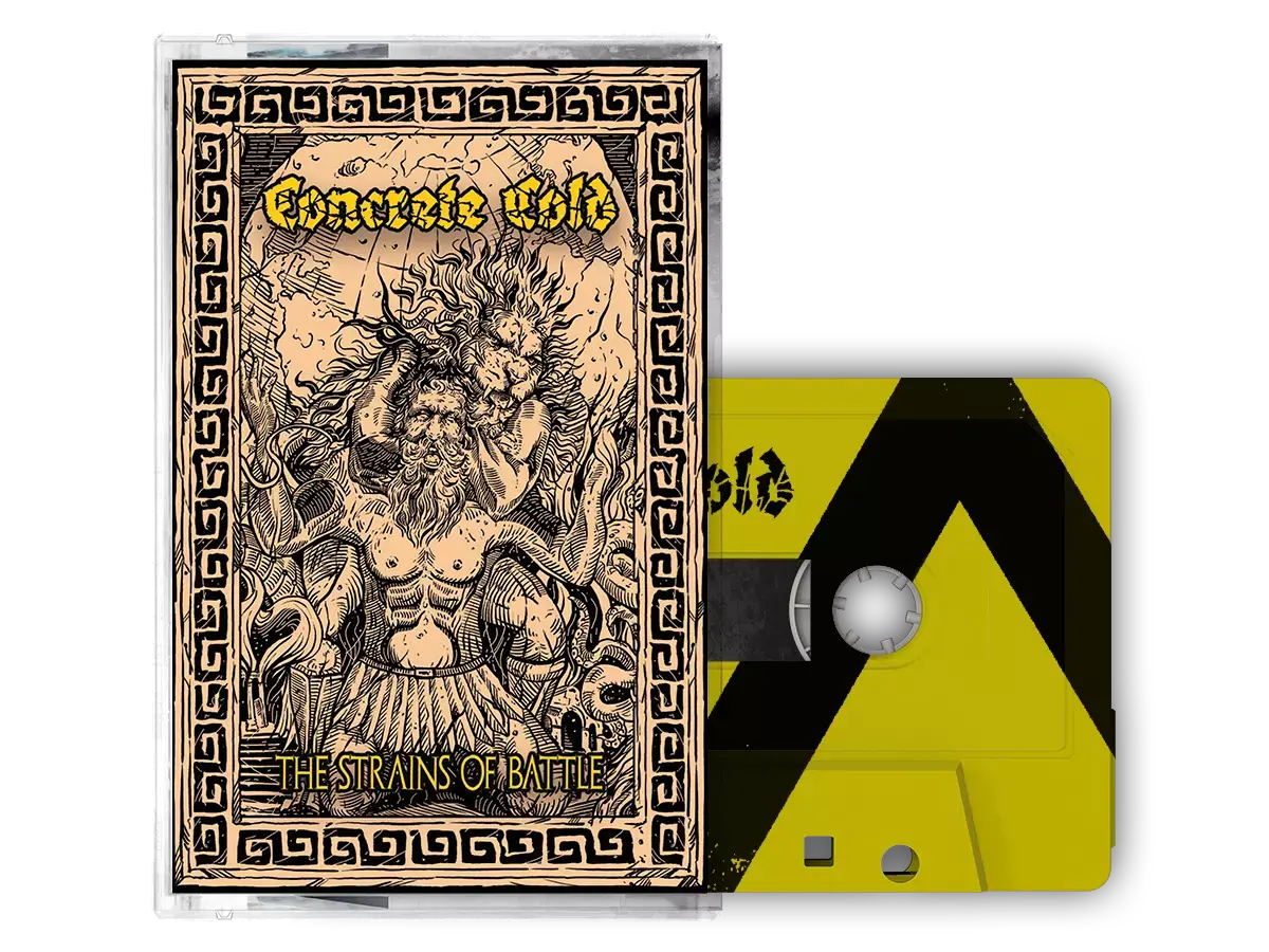 CONCRETE COLD · The Strains Of Battle | YELLOW TAPE (Death Metal/Sludge Metal Tapes)