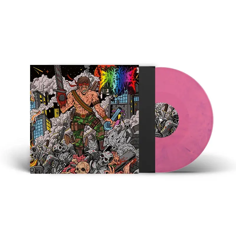 BONGINATOR - The 1986 Doink City Massacre · PINK/PURPLE 10" LP (Death Metal Vinyl)