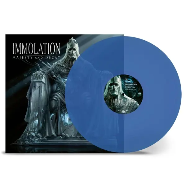 IMMOLATION - Majesty And Decay · TRANSPARENT BLUE LP (Death Metal Vinyl)
