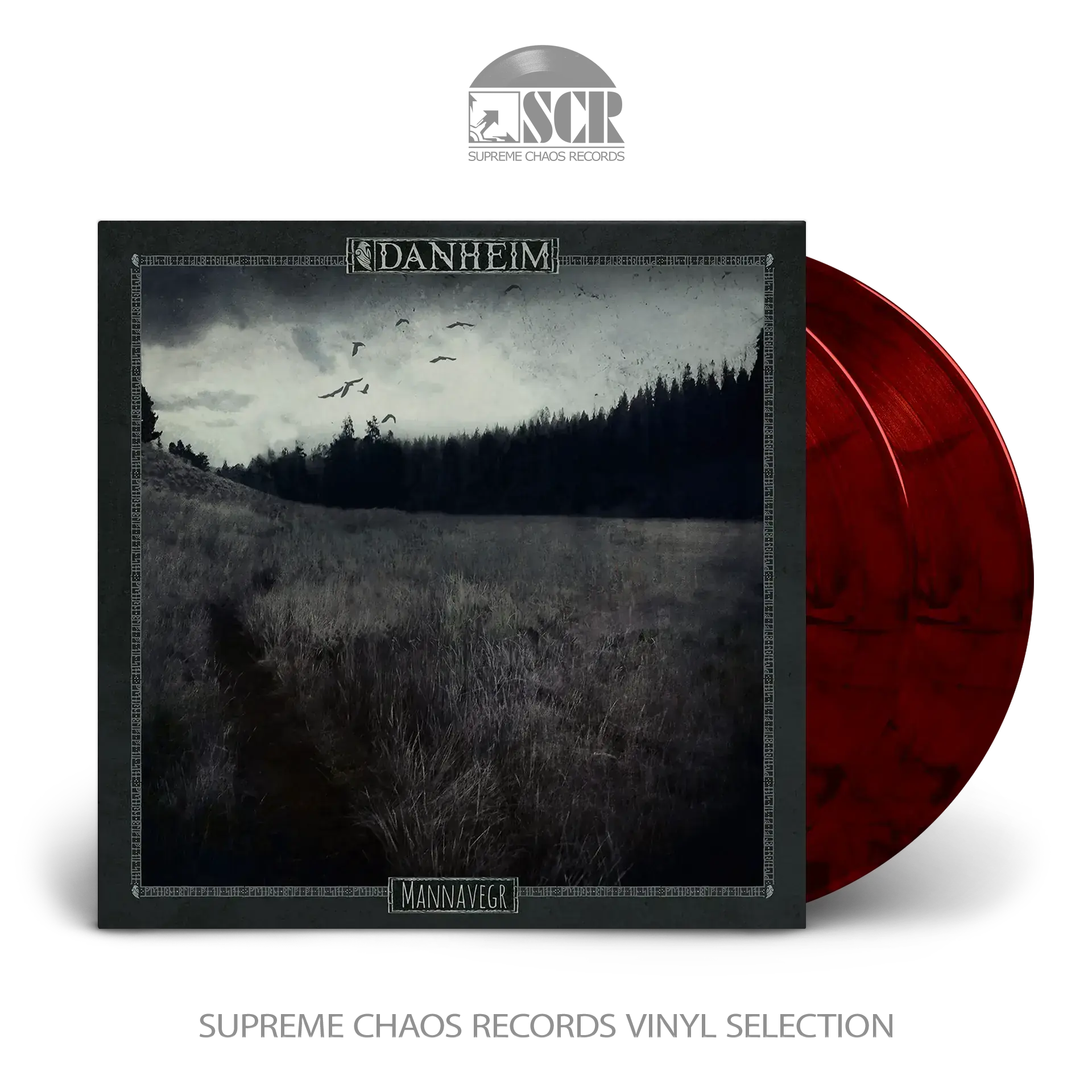 DANHEIM · Mannavegr | RED/BLACK 2LP DANHEIM · Mannavegr | RED/BLACK 2LP (Folk Vinyl)
