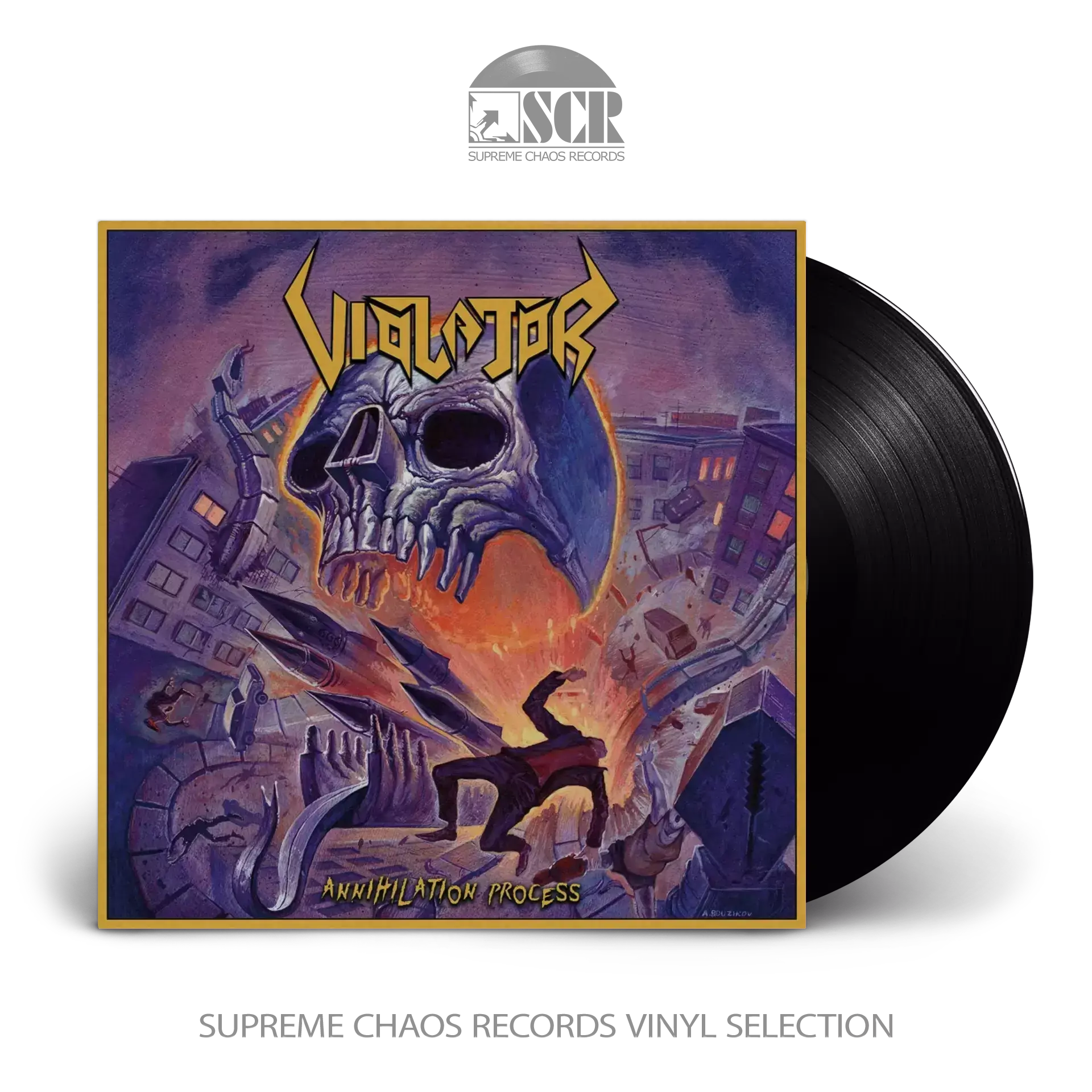 VIOLATOR · Annihilation Process | BLACK LP VIOLATOR · Annihilation Process | BLACK LP (Thrash Metal Vinyl)