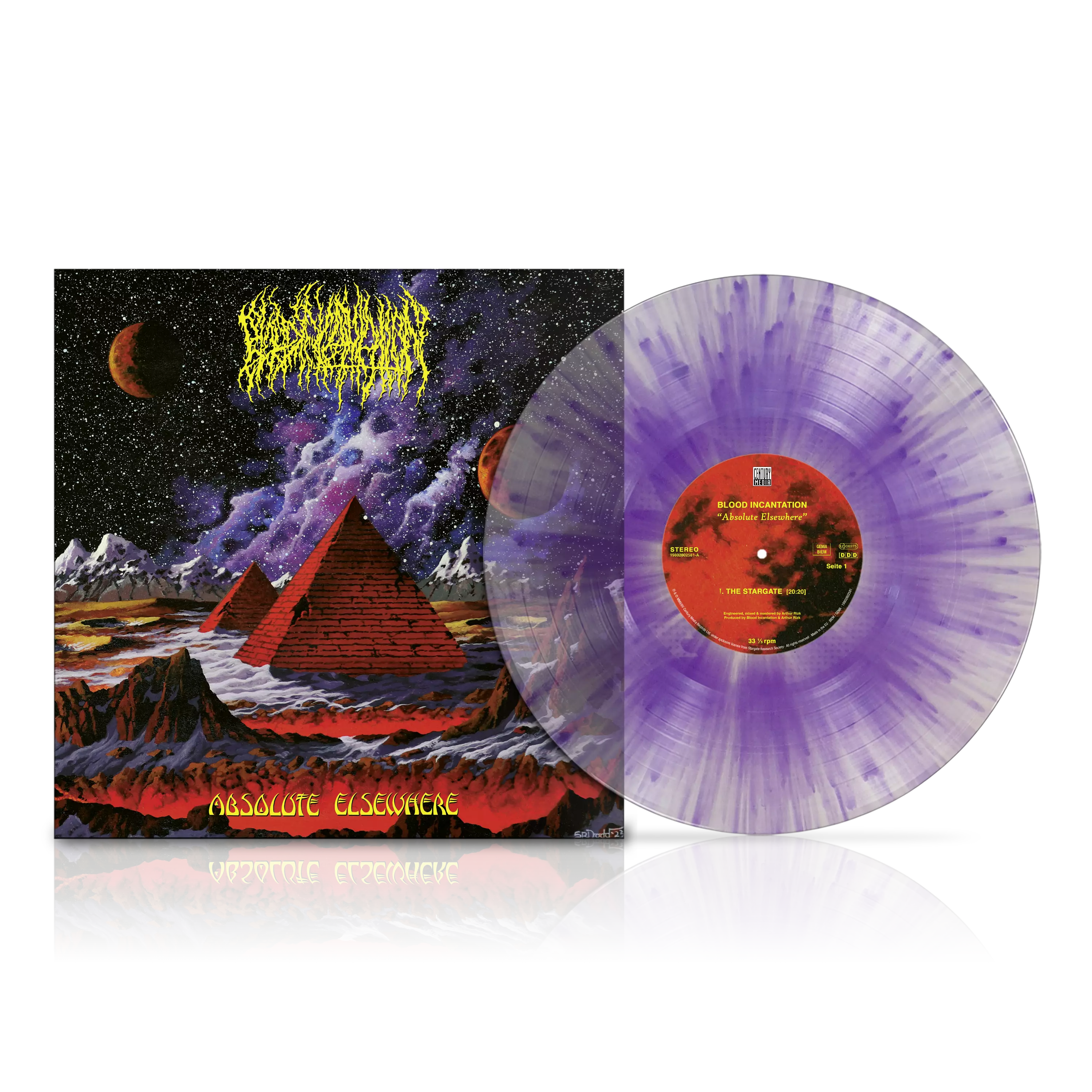 BLOOD INCANTATION - Absolute Elsewhere [CLEAR/LILAC SPLATTER LP]