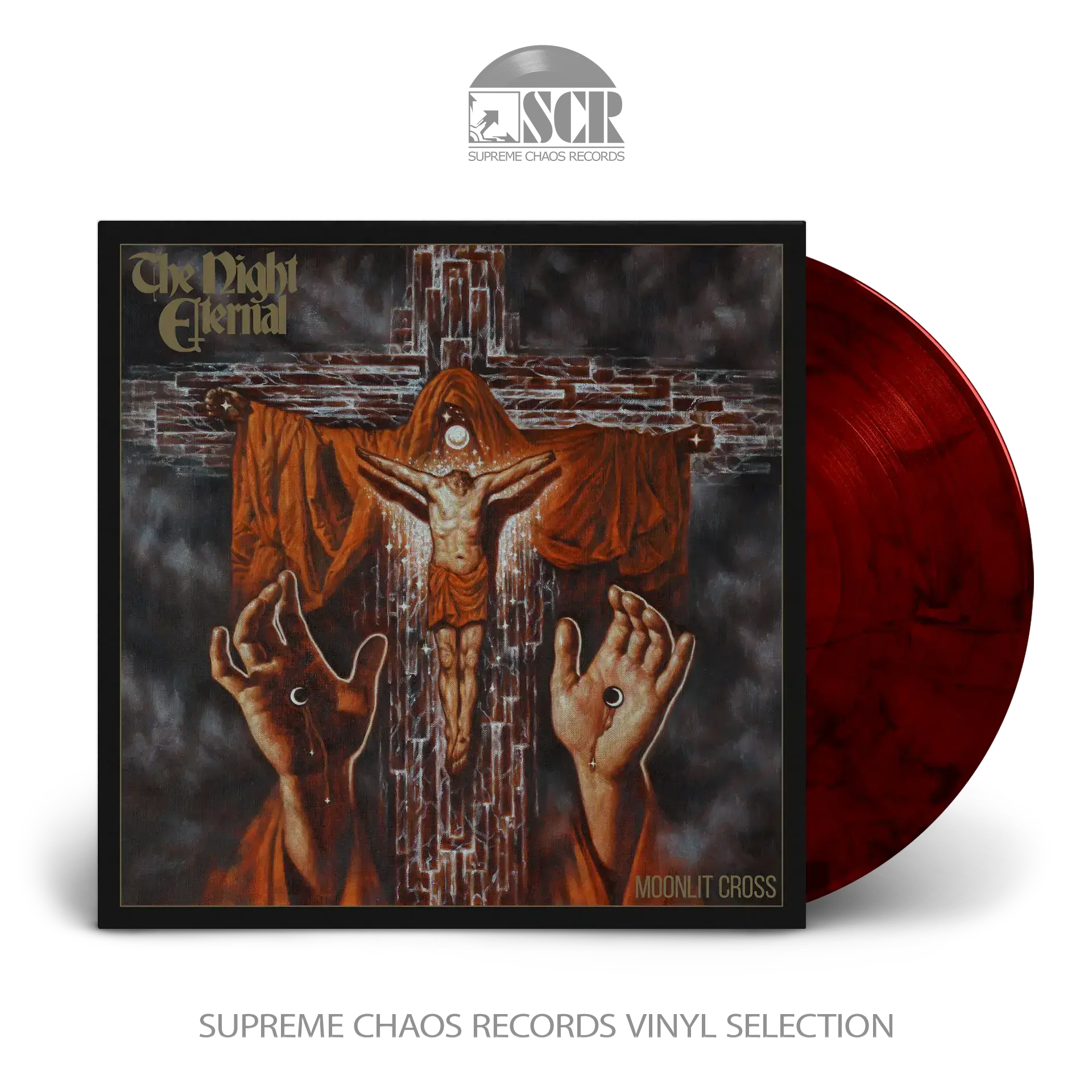THE NIGHT ETERNAL - Moonlit Cross · RED SMOKE LP THE NIGHT ETERNAL - Moonlit Cross · RED SMOKE LP (Heavy Metal Vinyl)