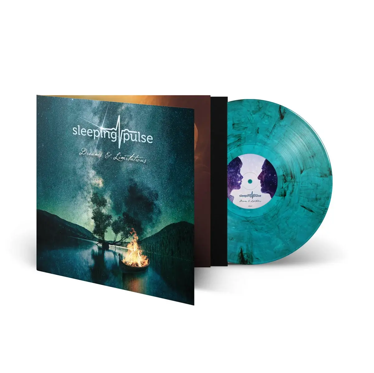 SLEEPING PULSE · Dreams & Limitations | SEABLUE SMOKE MARBLED LP (Progressive Rock/Doom Rock Vinyl) · Picture 2